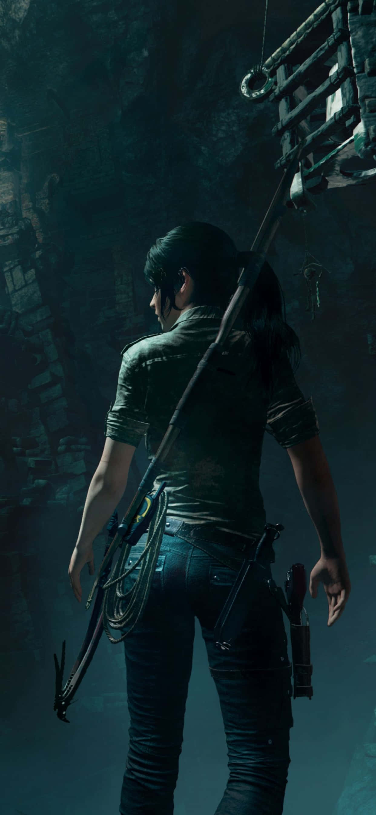 Путешествие по Rise Of The Tomb Raider на вашем iPhone Xs Max Обои