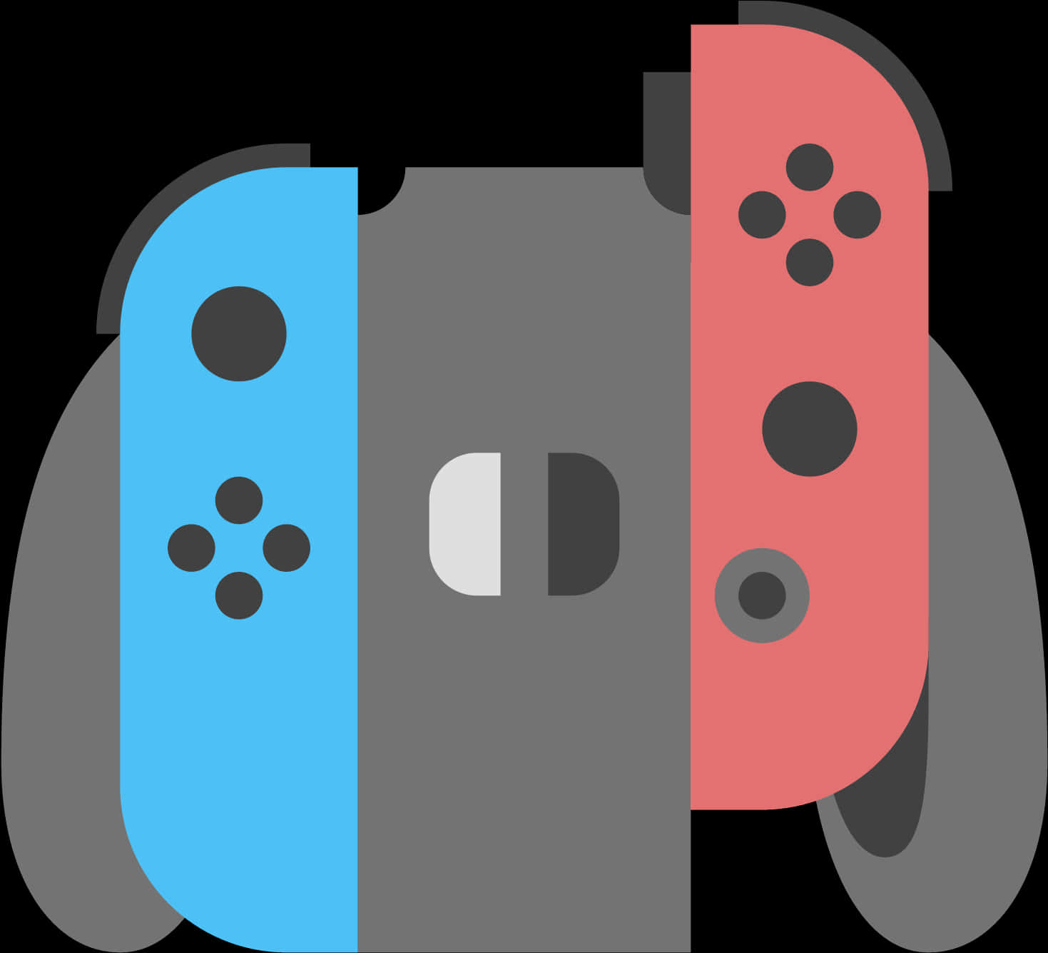 Разноцветная иконка игрового контроллера Обои