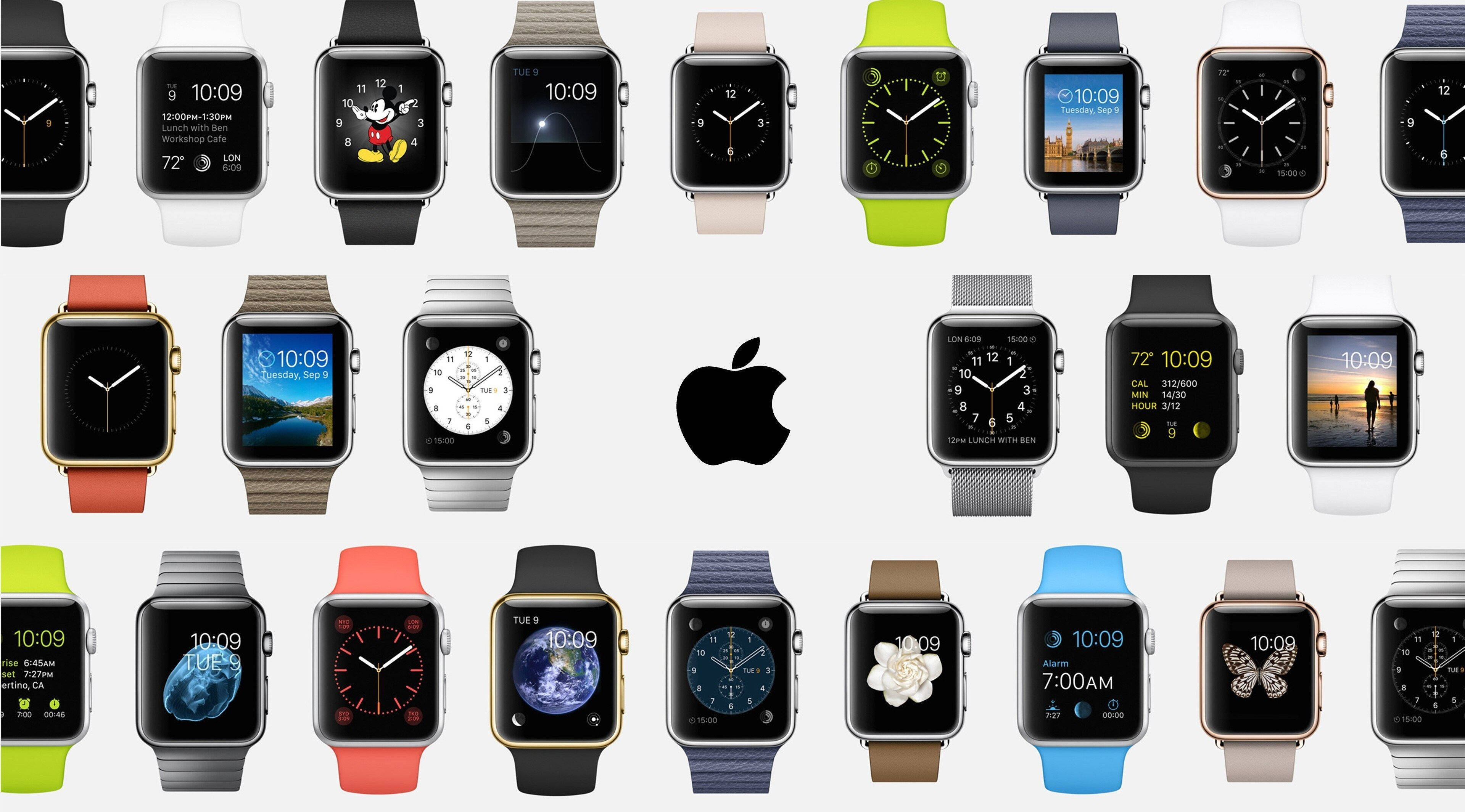 Разные серии Apple Watch Обои