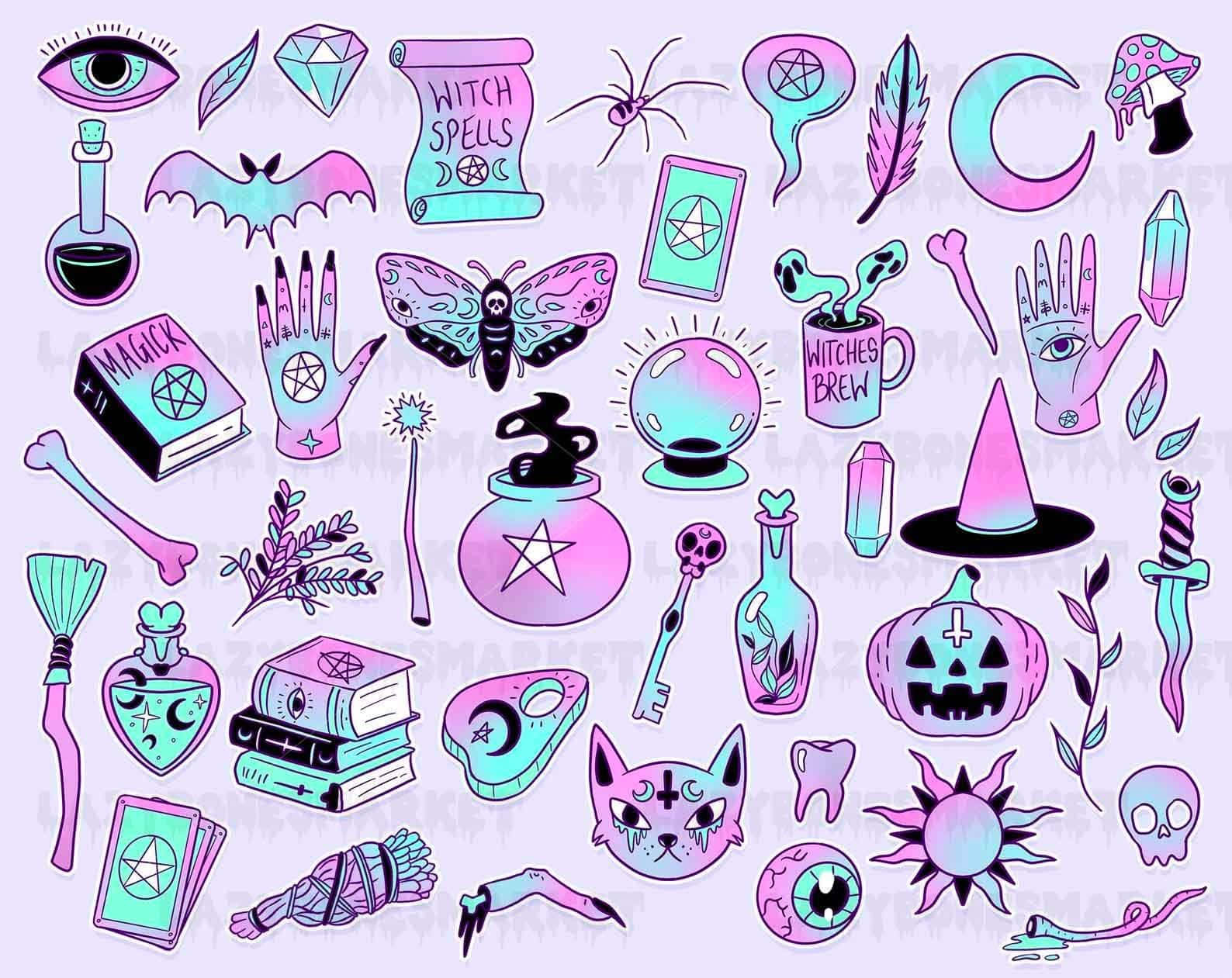 Раскрой свой образ в стиле Pastel Goth Обои