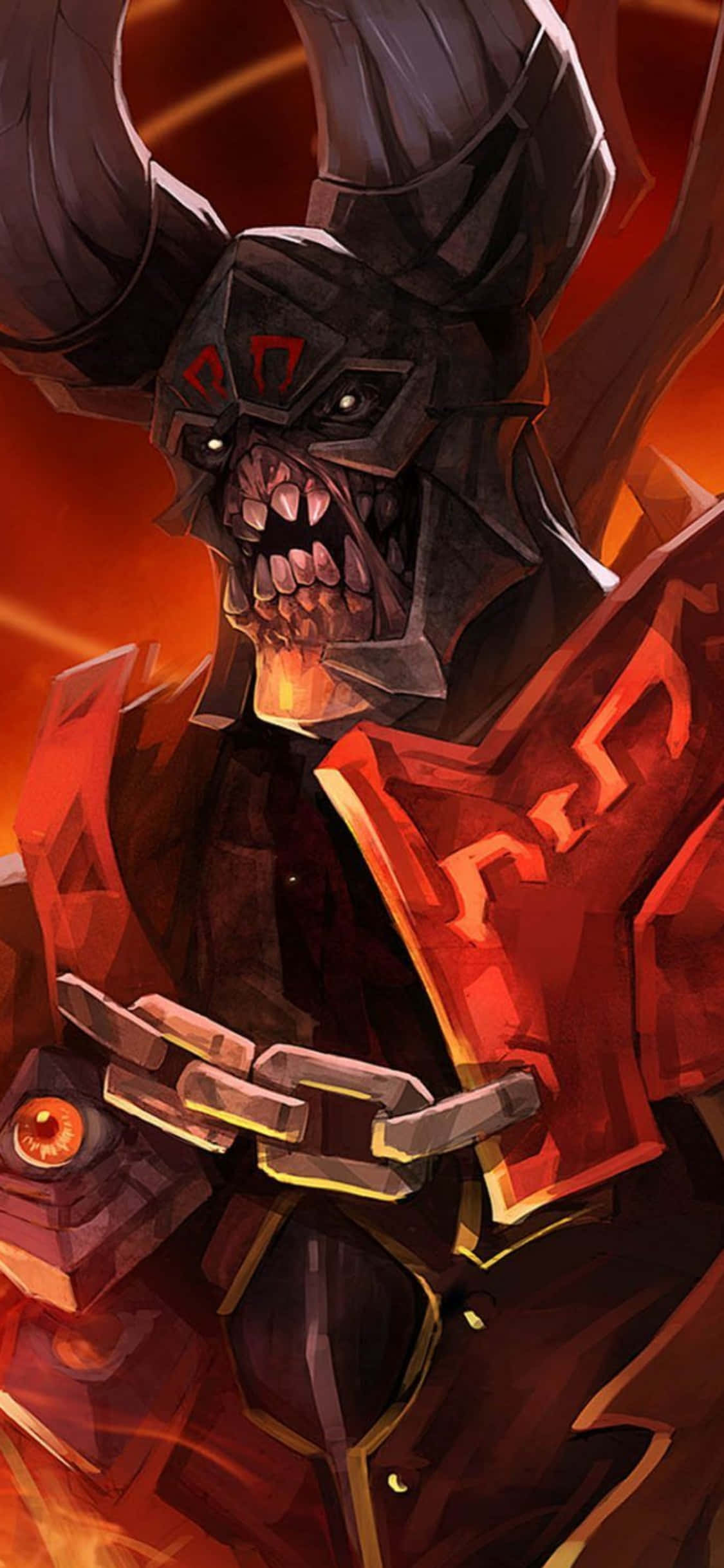 «Раскройте мощь iPhone XS с Doom» Обои