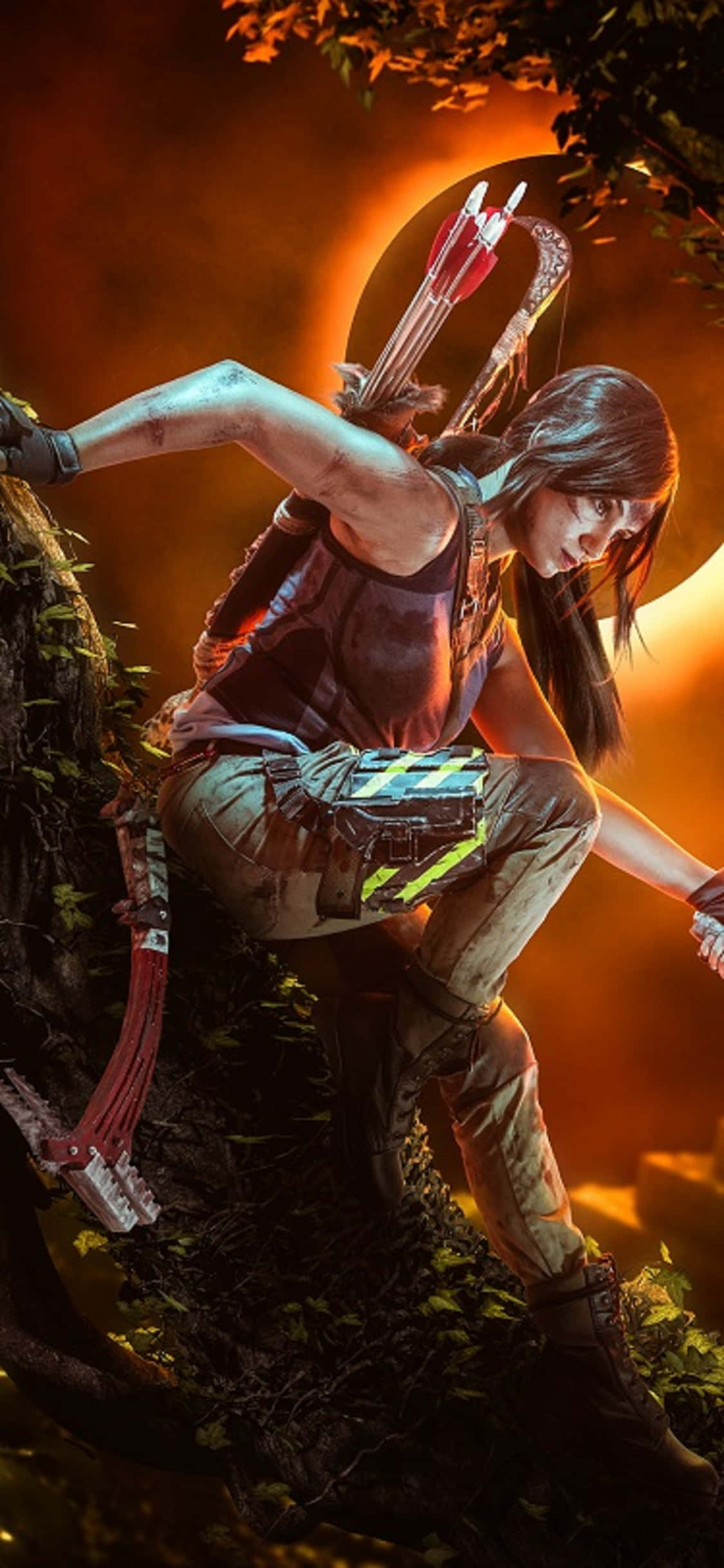 Раскройте тайны мира в iPhone X Shadow of the Tomb Raider Обои