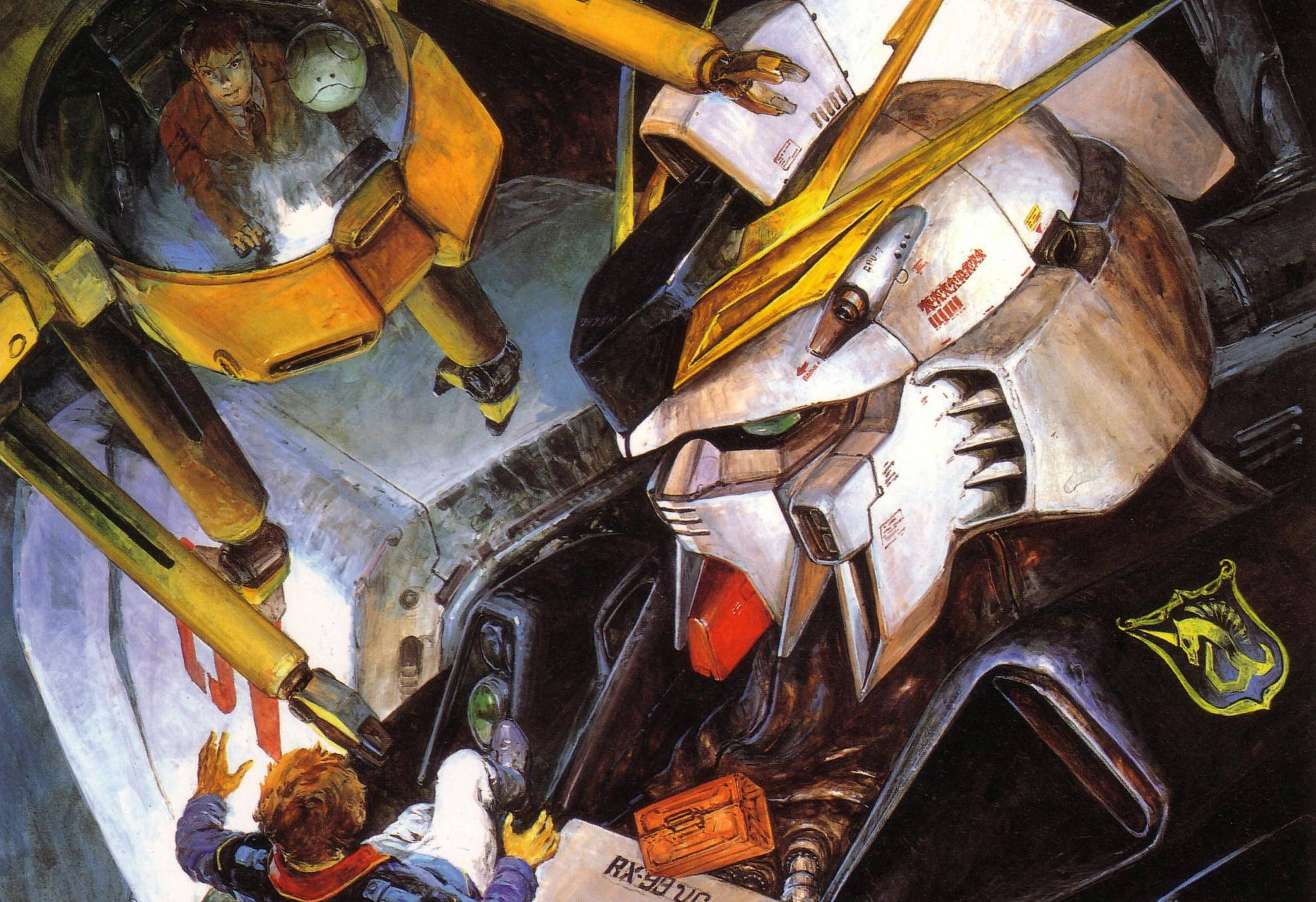 Реалистичная иллюстрация Mobile Suit Gundam Обои