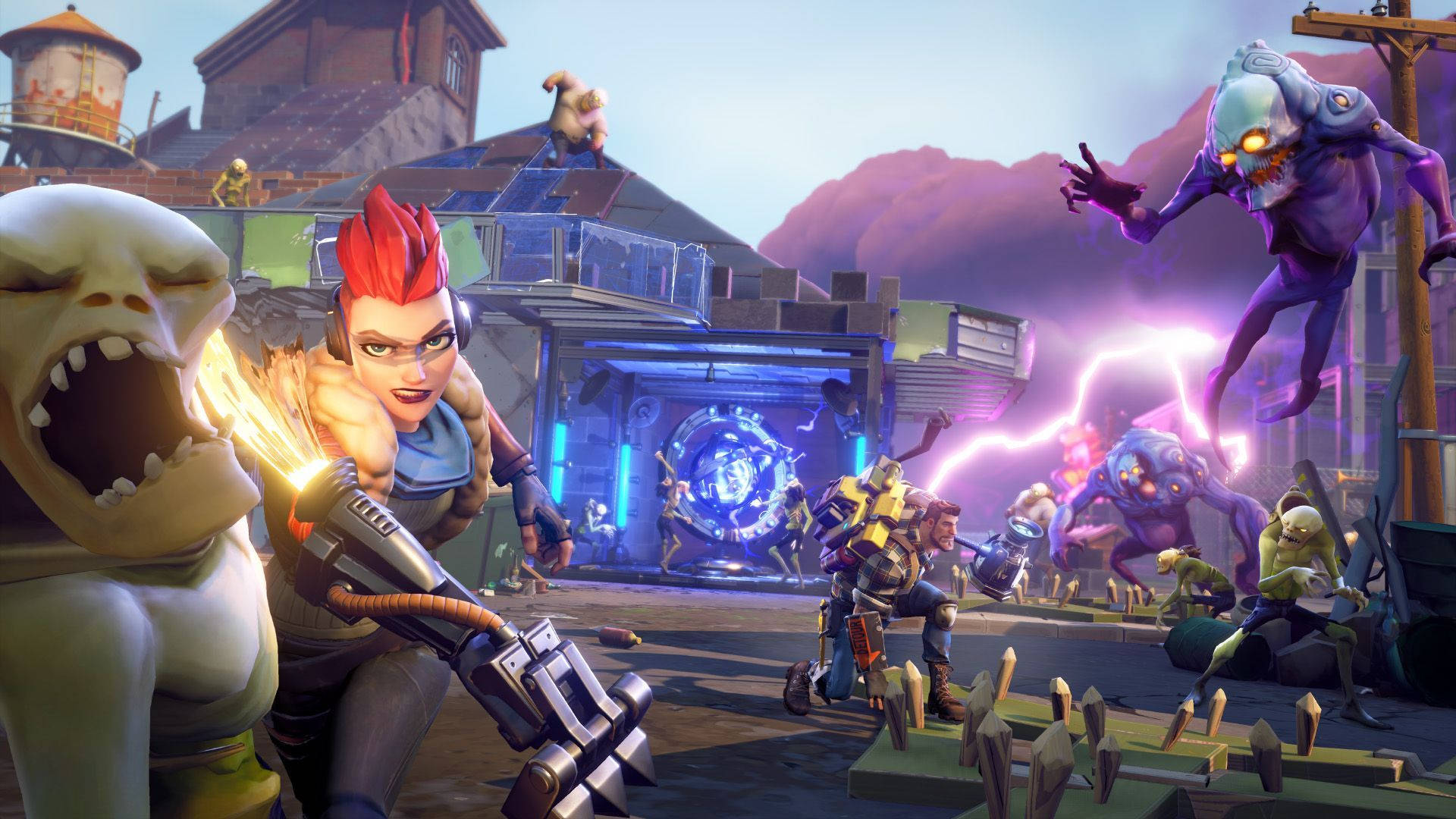 Режим «Спасите мир» в Fortnite: игроки против зомби HD обои. — Фортнайт Обои