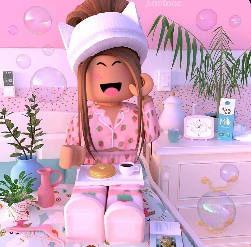Розовый Roblox