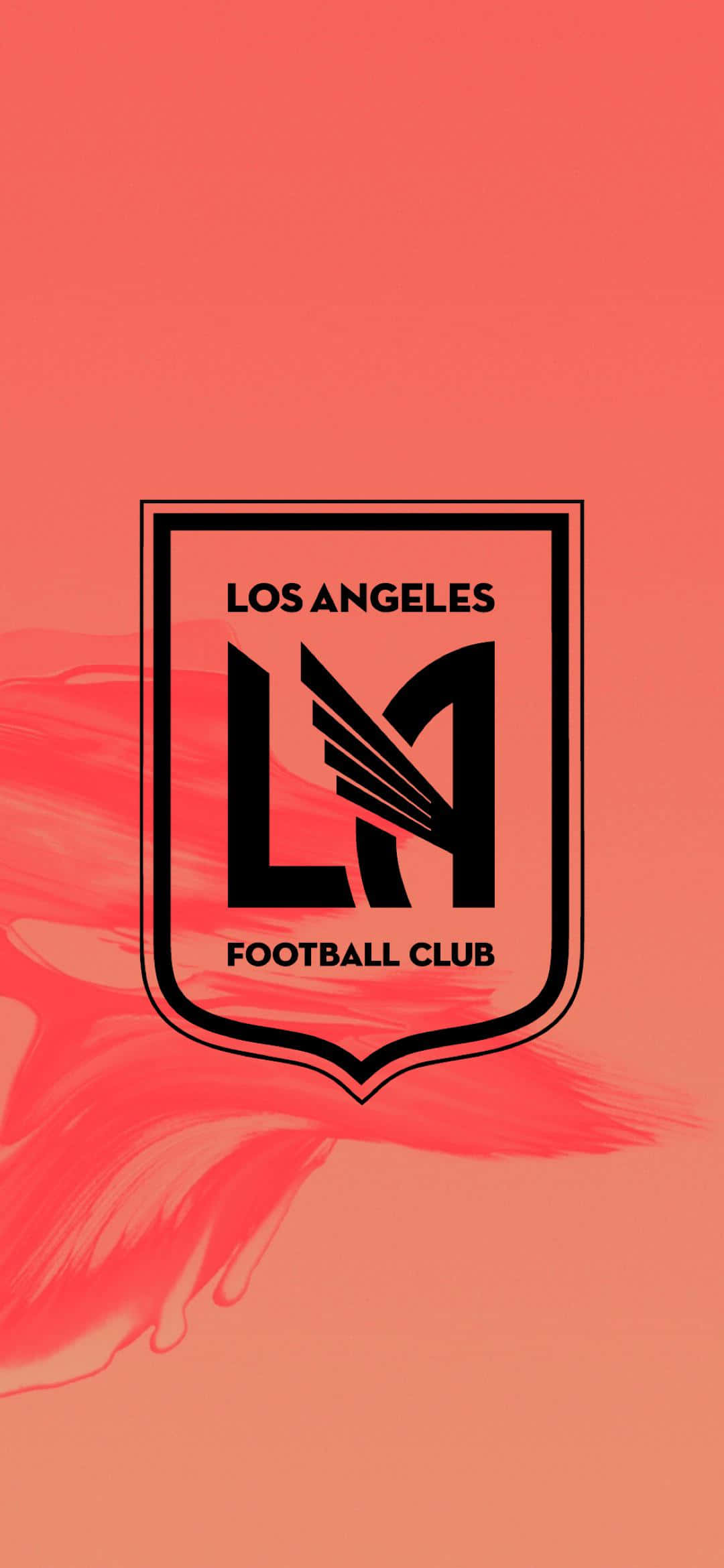 Розовый цифровой фанатский арт Los Angeles FC Обои