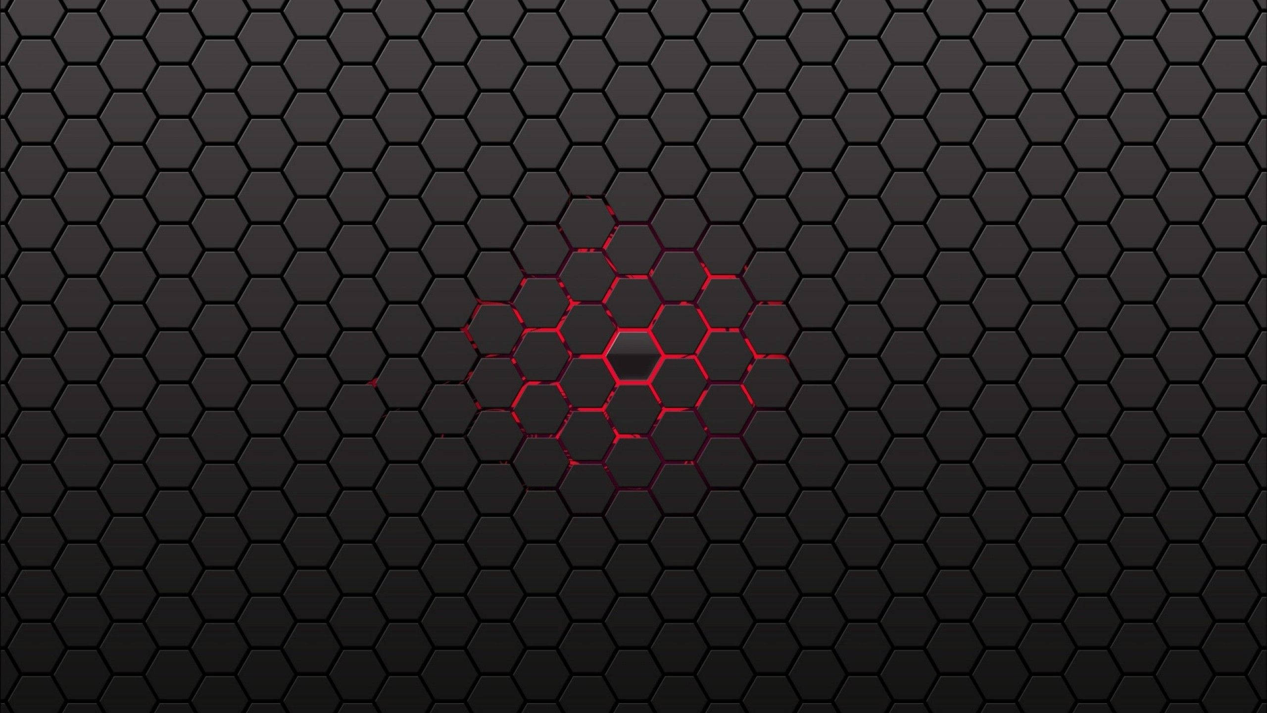Серые обои с узором из шестиугольников Обои