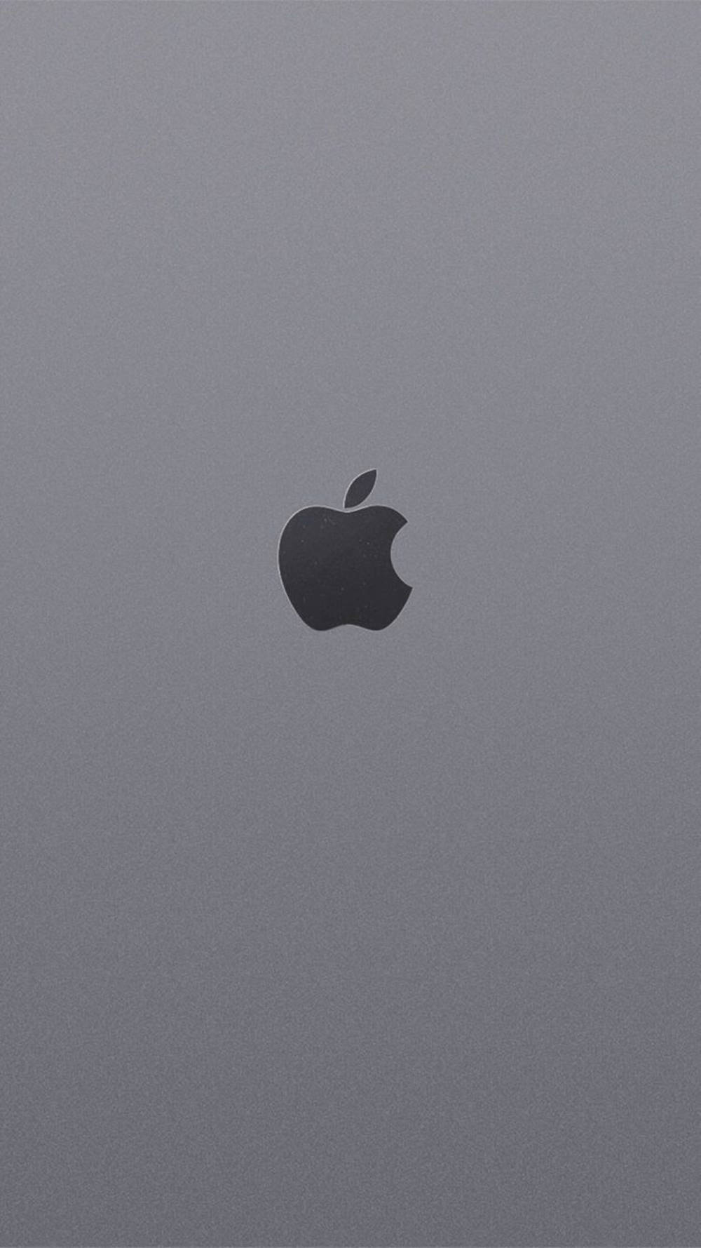 Серый iPhone с логотипом Apple Обои