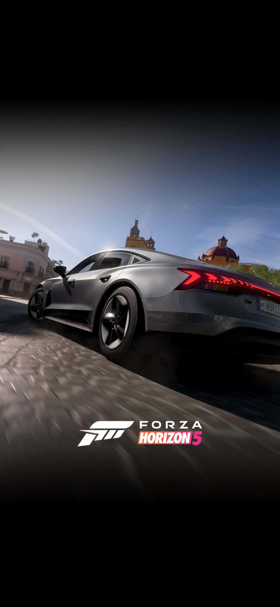 Серый Lamborghini iPhone X Forza Motorsport 7 фон Обои