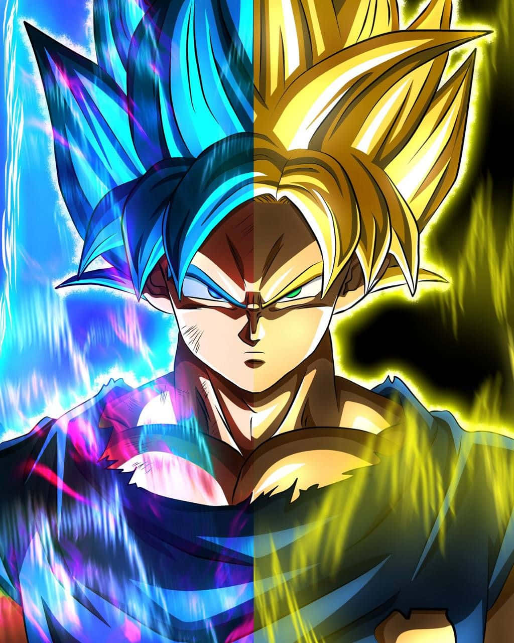 Следуй за приключением, чтобы раскрыть силу внутри — Гоку и Гохан из Dragon Ball Обои