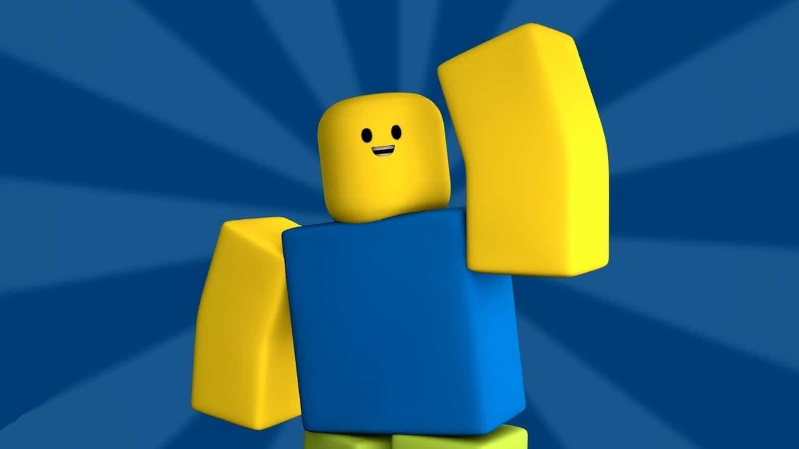 Смешная синяя картинка Roblox Обои