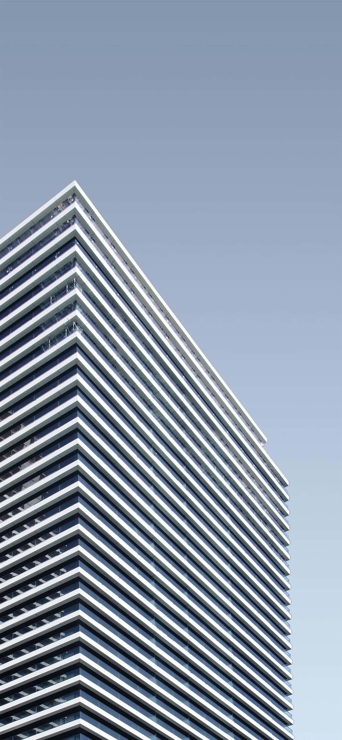 Современный iPhone. Комплекс зданий Canary Wharf Обои