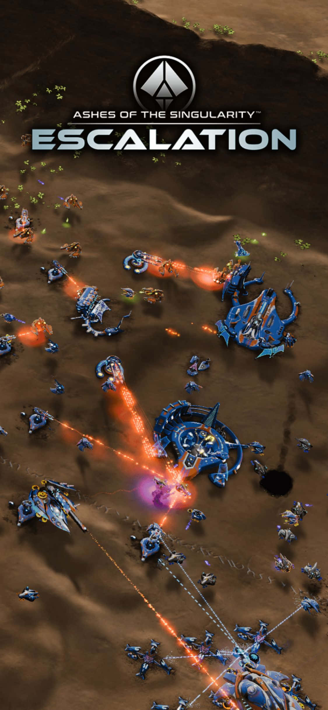Сражайтесь в Ashes of the Singularity: Escalation на iPhone X Обои