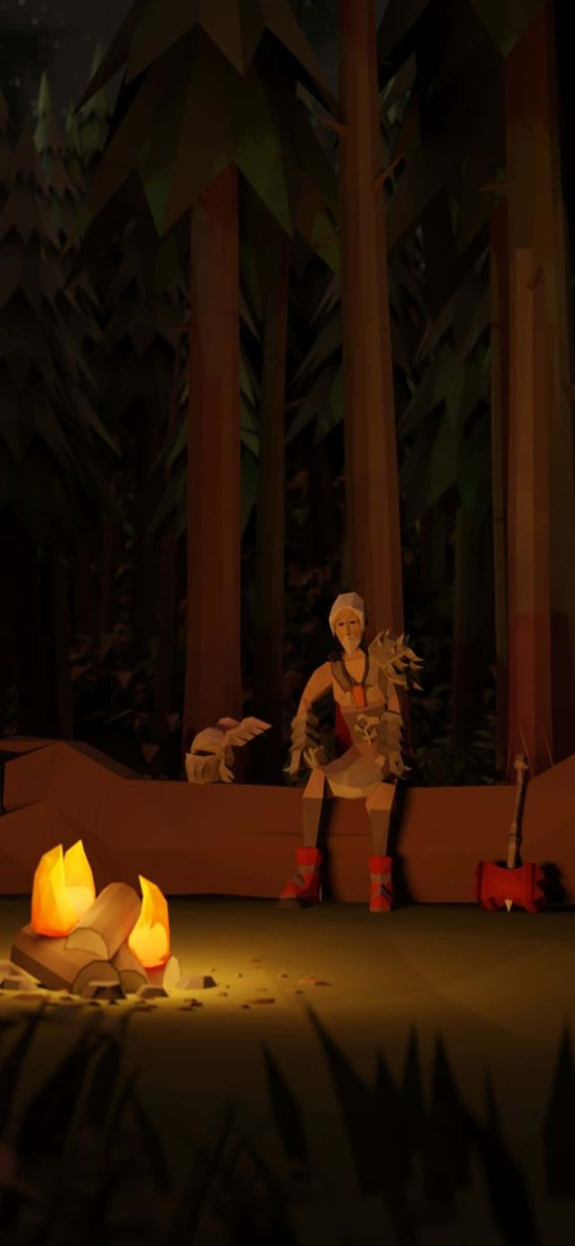 Старик в iPhone X Runescape Oldschool фон Обои