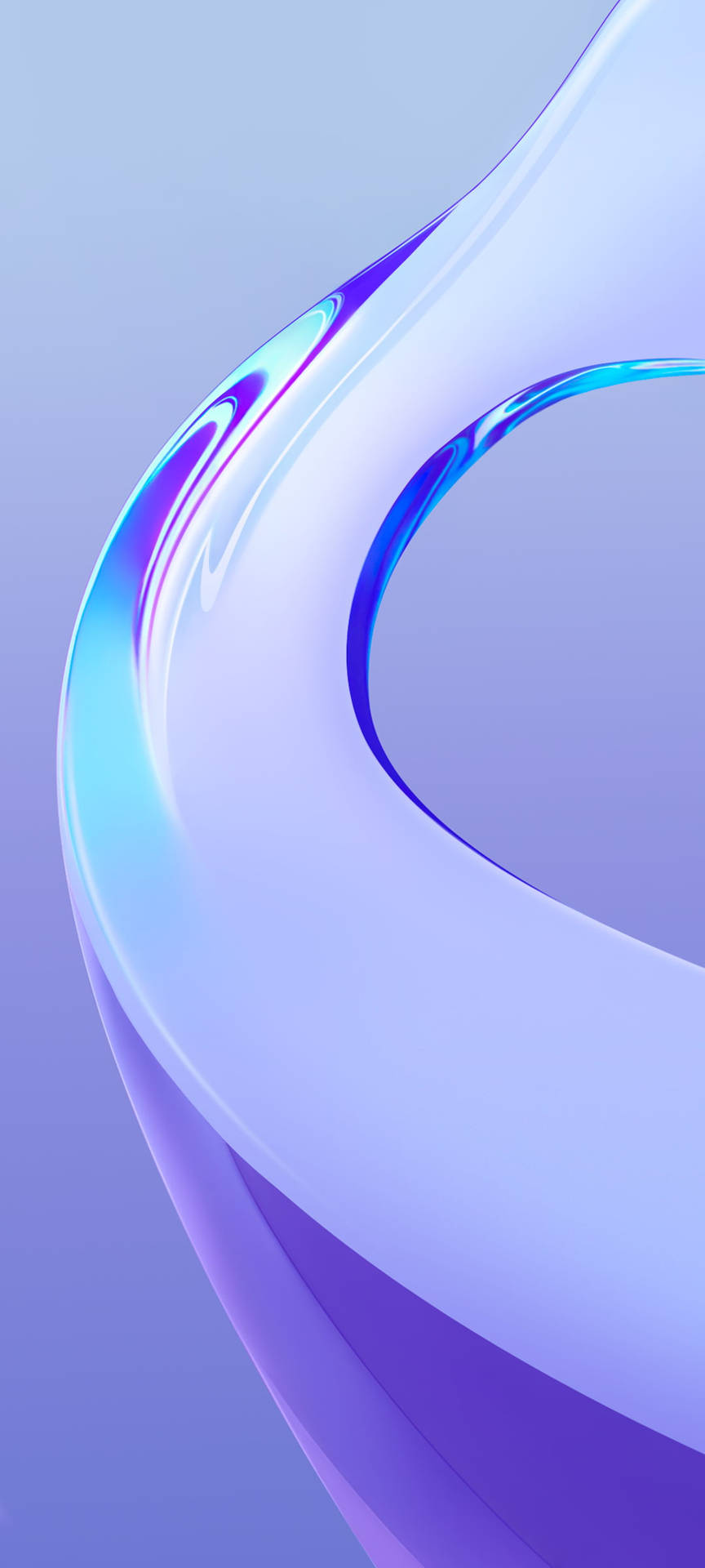 Стеклянный фиолетовый Vivo Y20