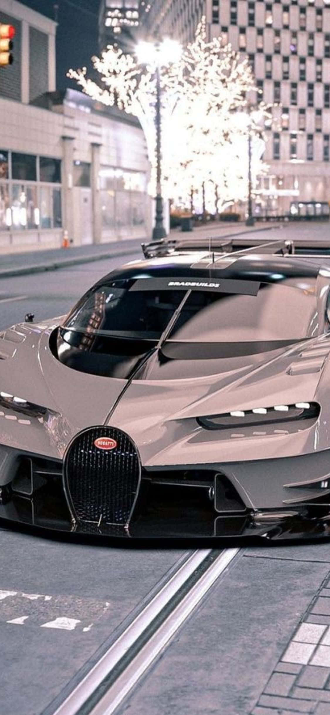 Стиль и скорость iPhone Xs и Bugatti несравненны Обои