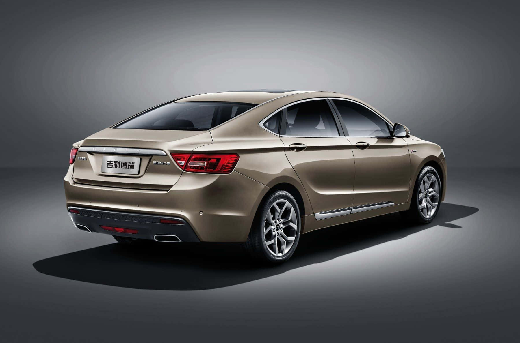 Стильный Geely Sedan в движении Обои