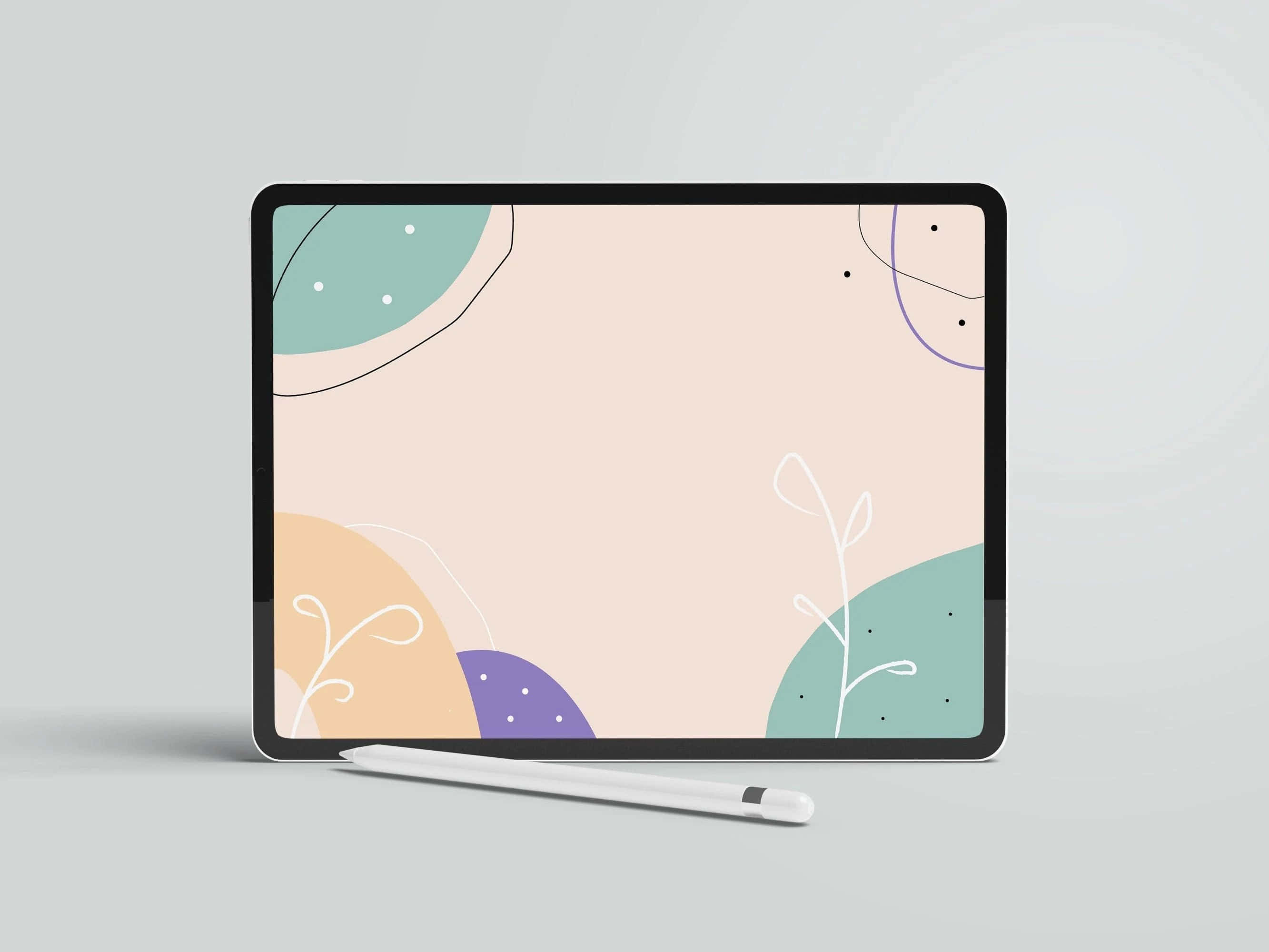 Стильный и современный эстетичный iPad Обои