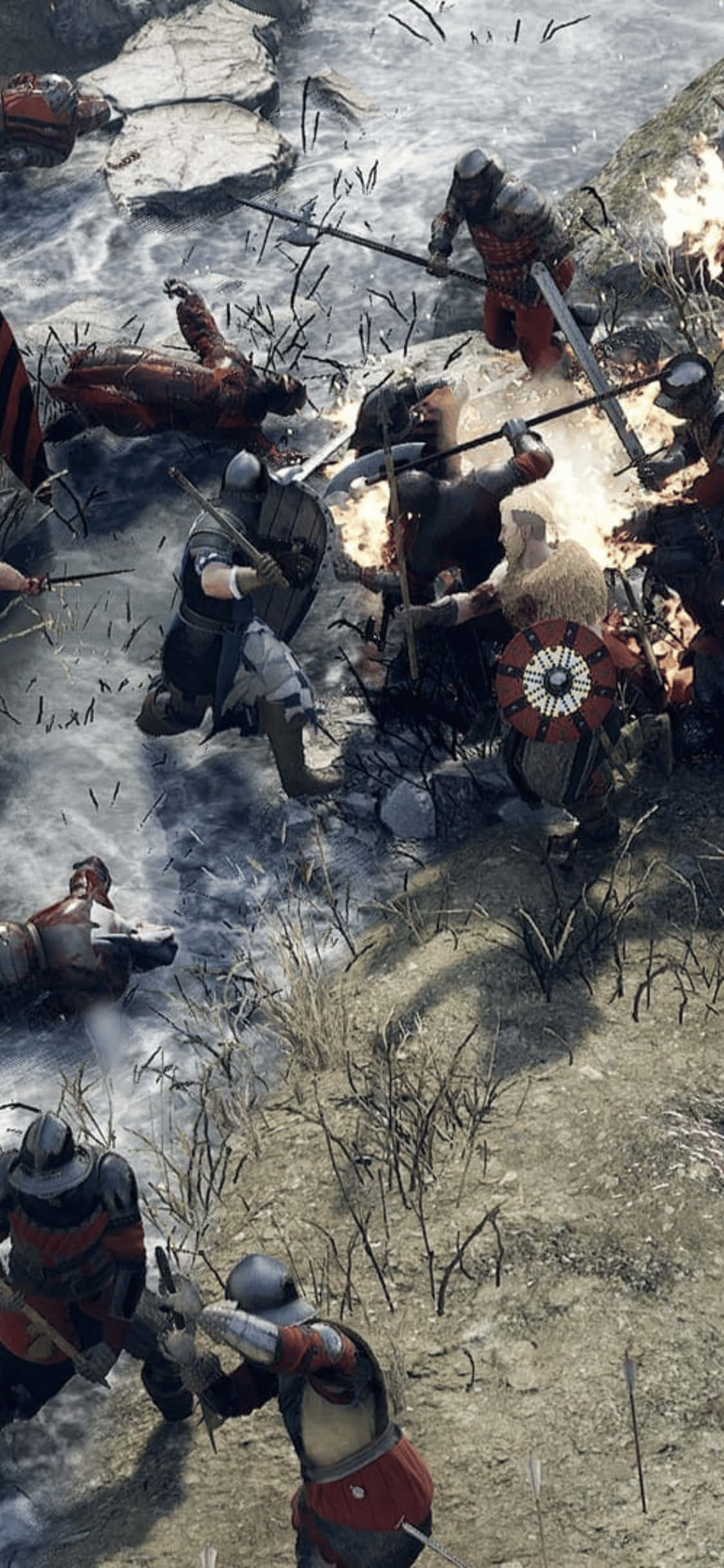 Воин в битве — обои для iPhone XS Mordhau Обои