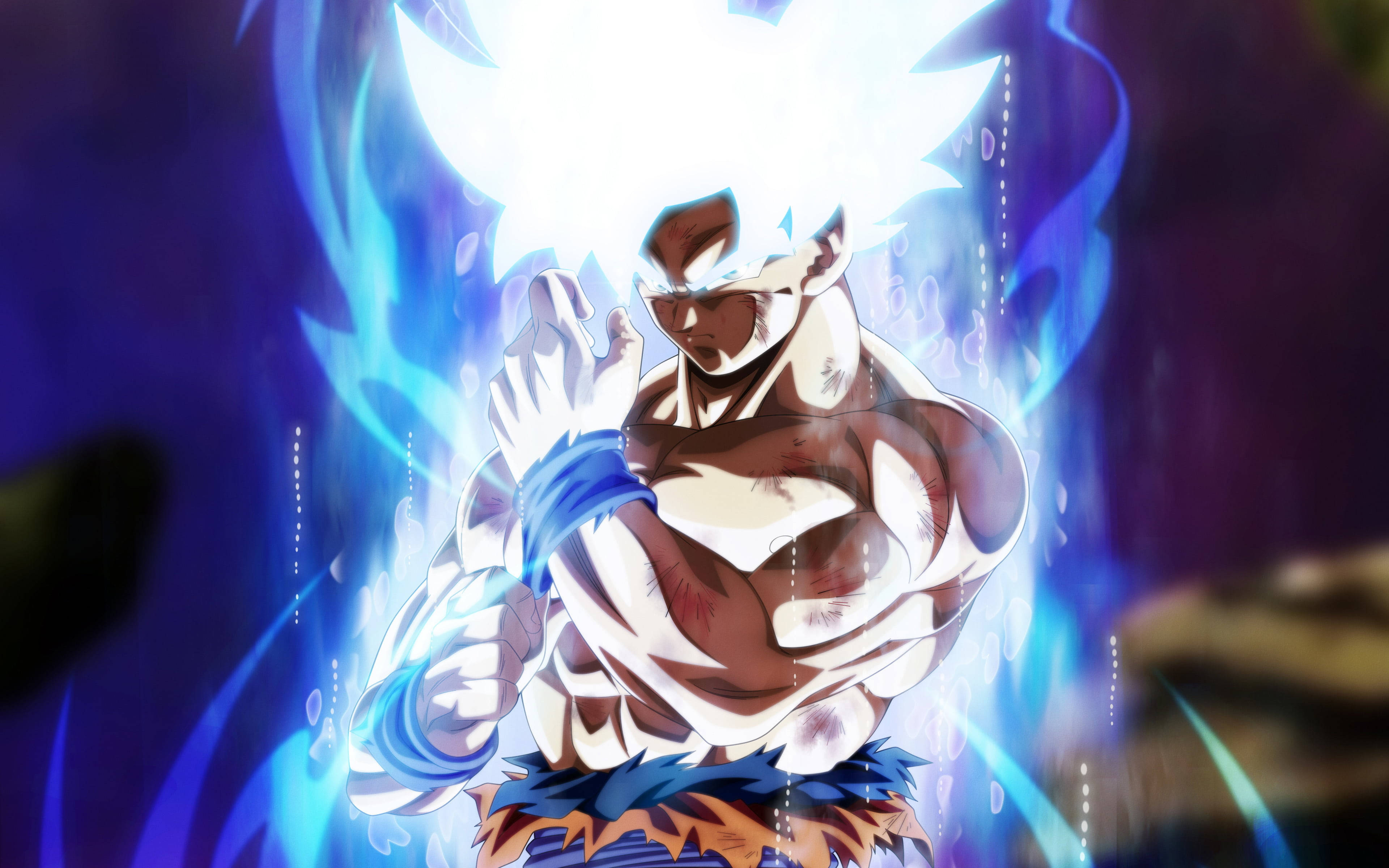 Супер Сайян Бог Гоку DBZ 4K Обои