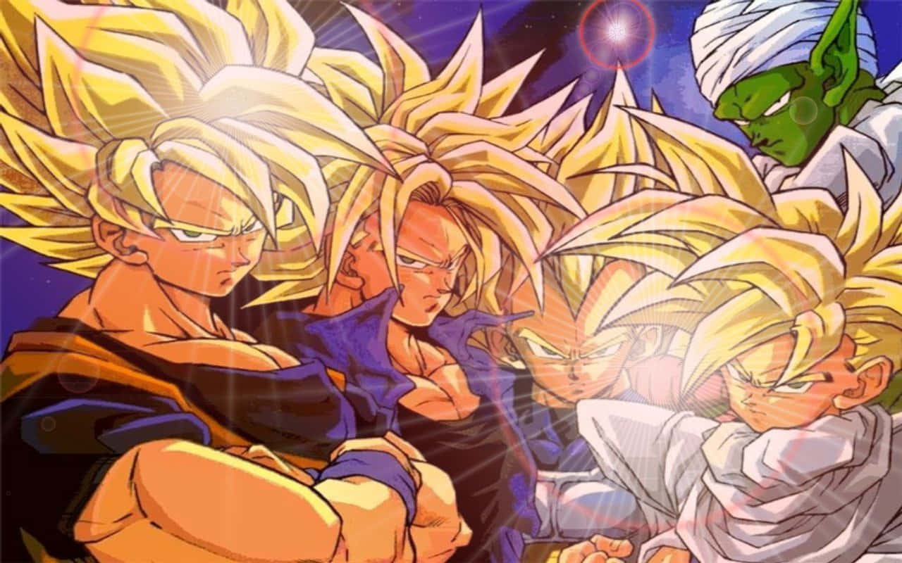 Супер Сайян Синий Гоку сражается с Дубликатом Вегеты в аниме-сериале Dragon Ball Super Обои