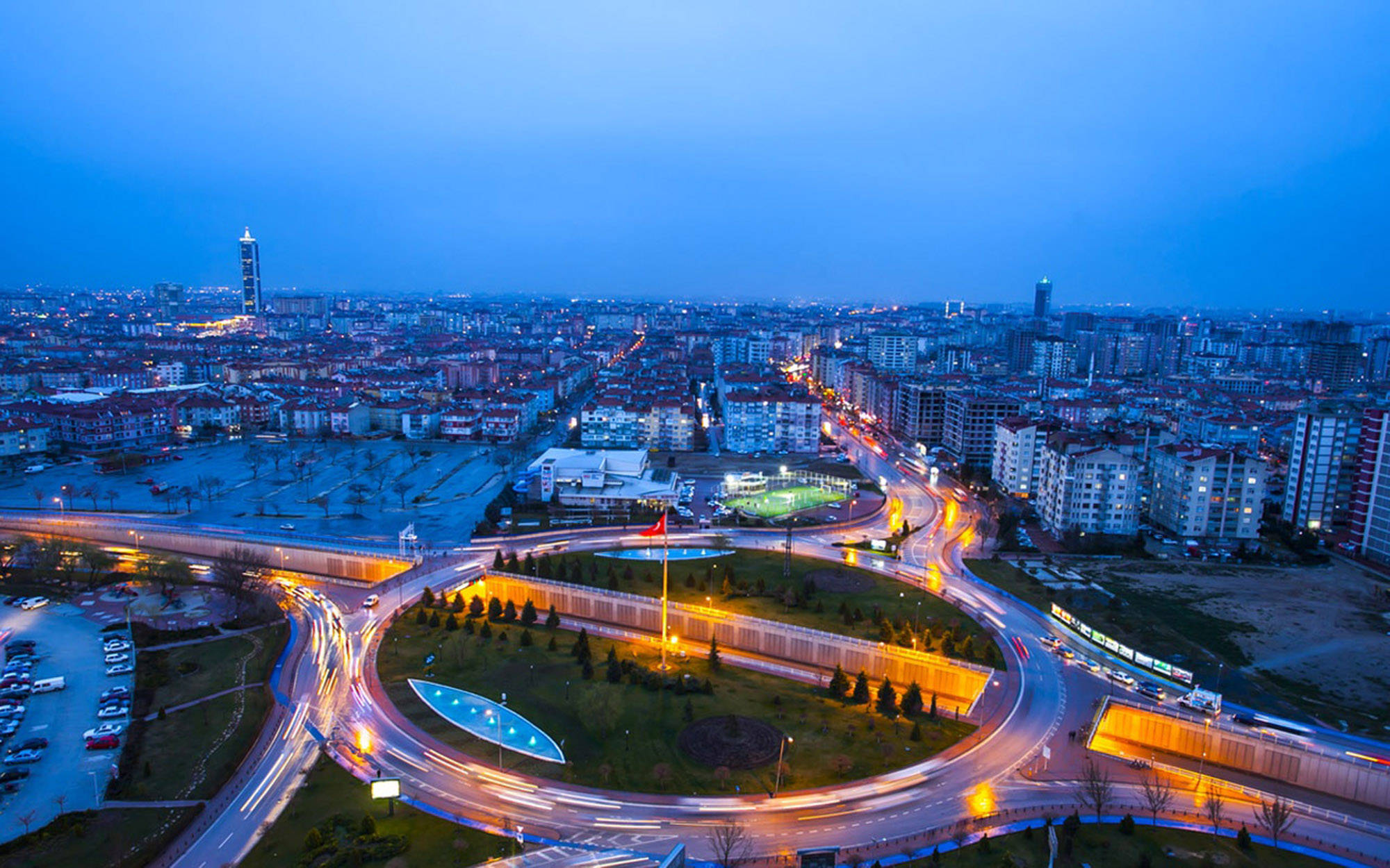 Таймлапс города Конья Обои