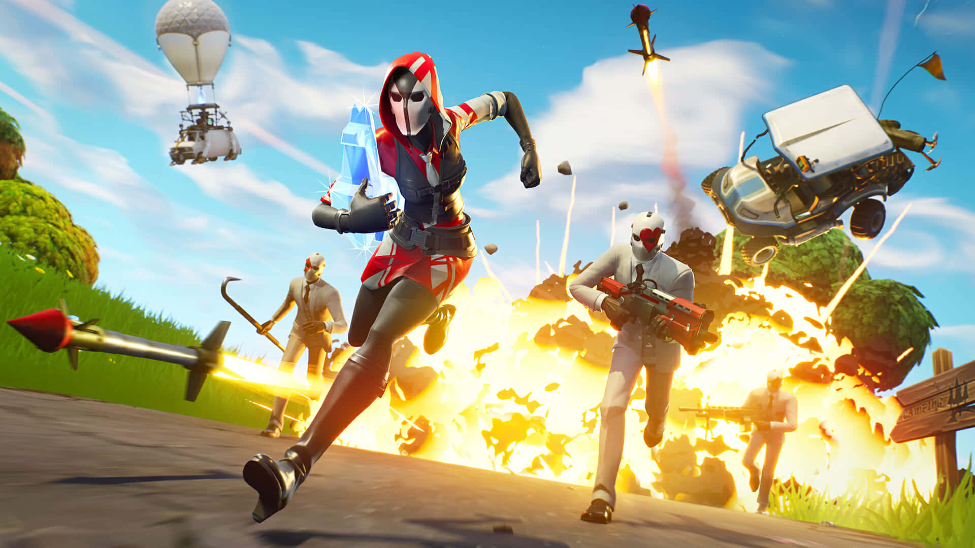 Танцуйте, забыв о заботах, вместе с Fortnite! Обои