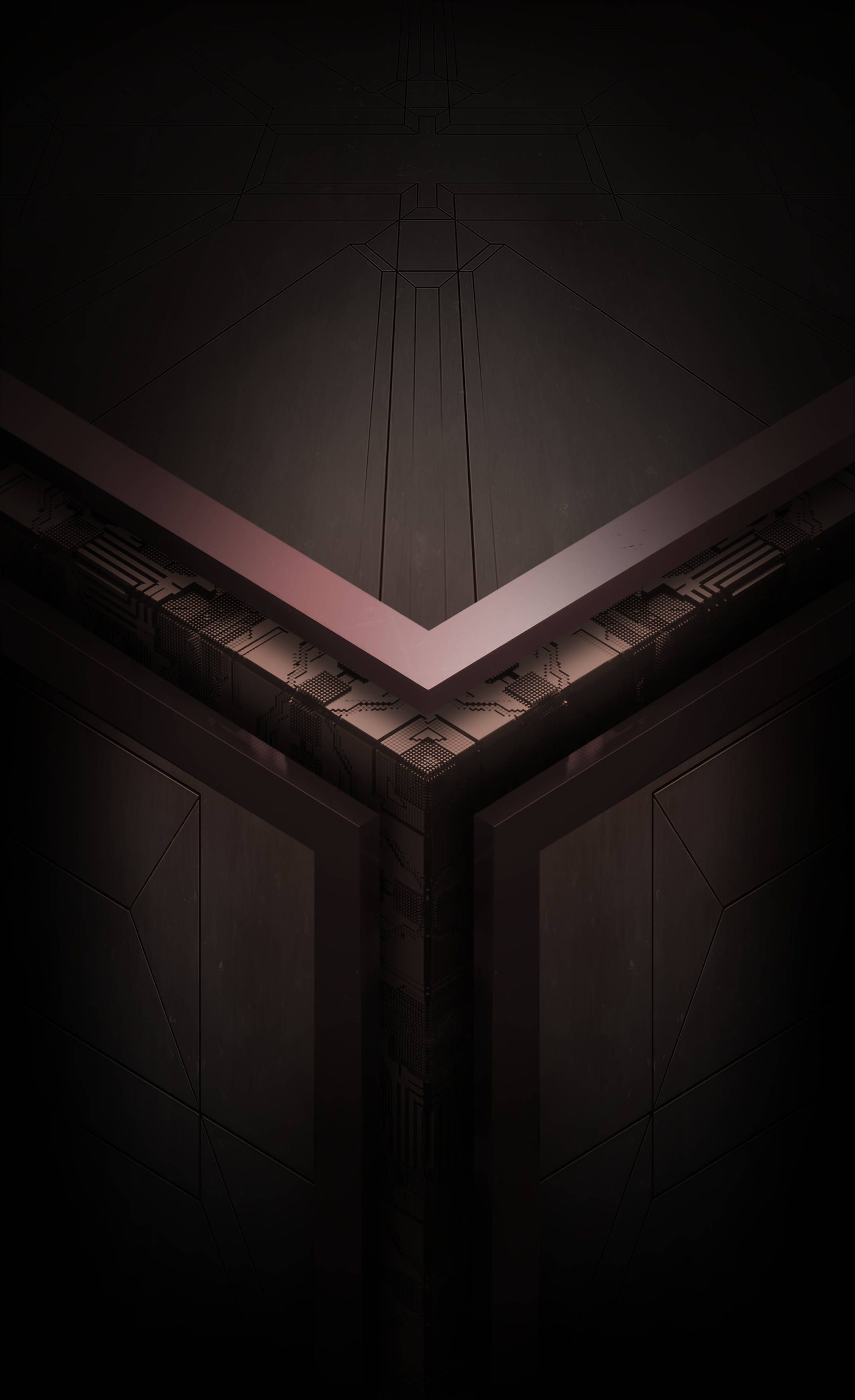 Темно-серый Asus ROG Phone Обои