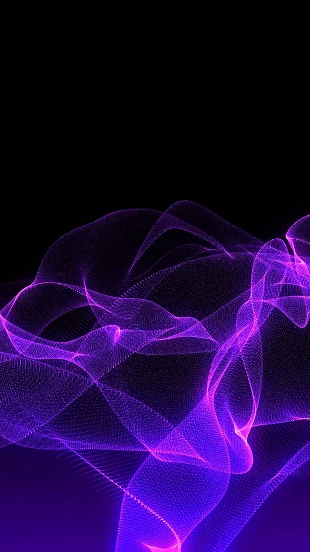 Темно-фиолетовое эстетичное абстрактное искусство Обои