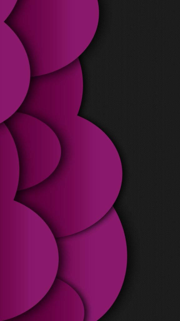 Темные фиолетовые сердца для iPhone Обои