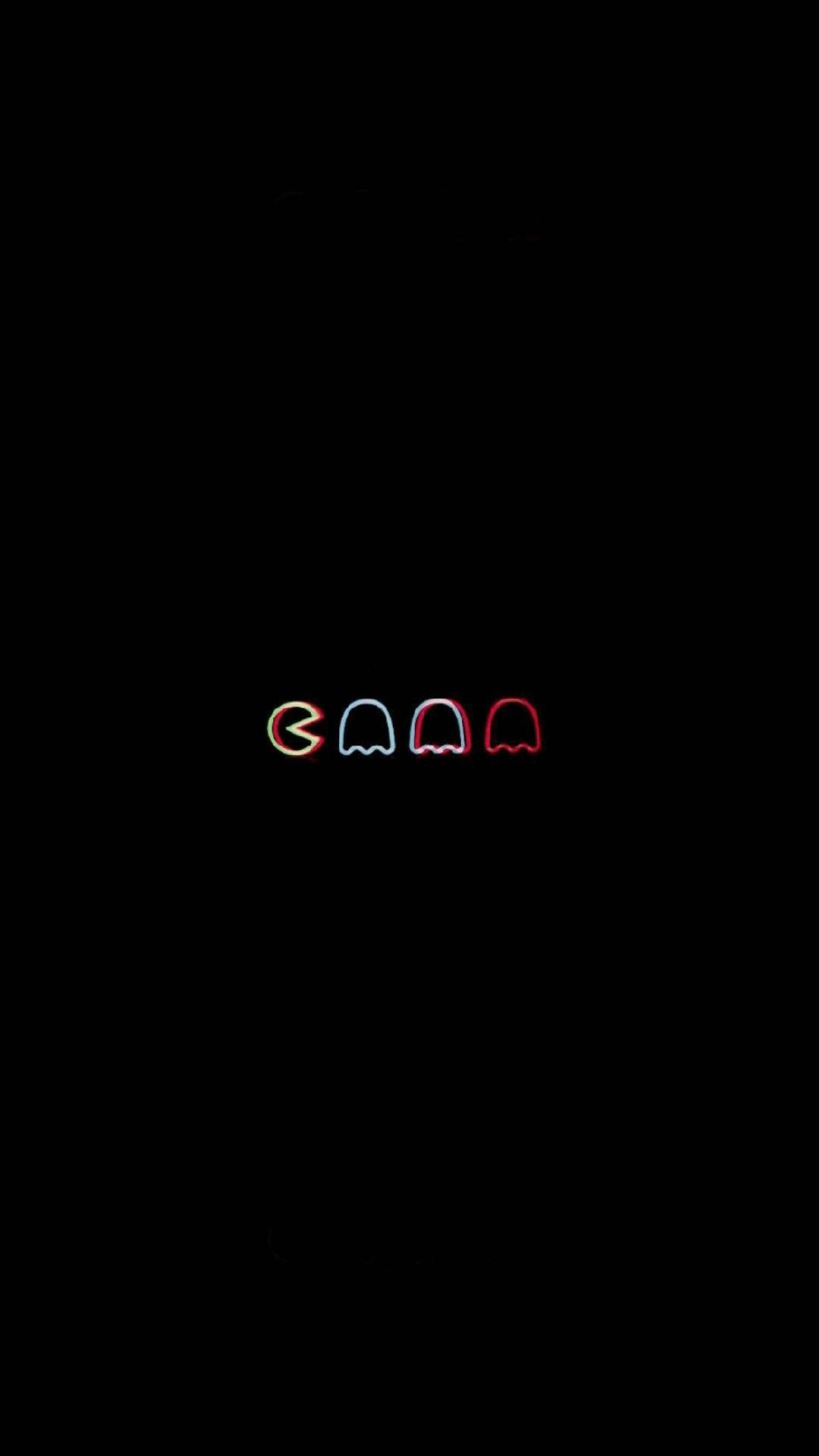 Триповые тёмные иконки Pacman Обои