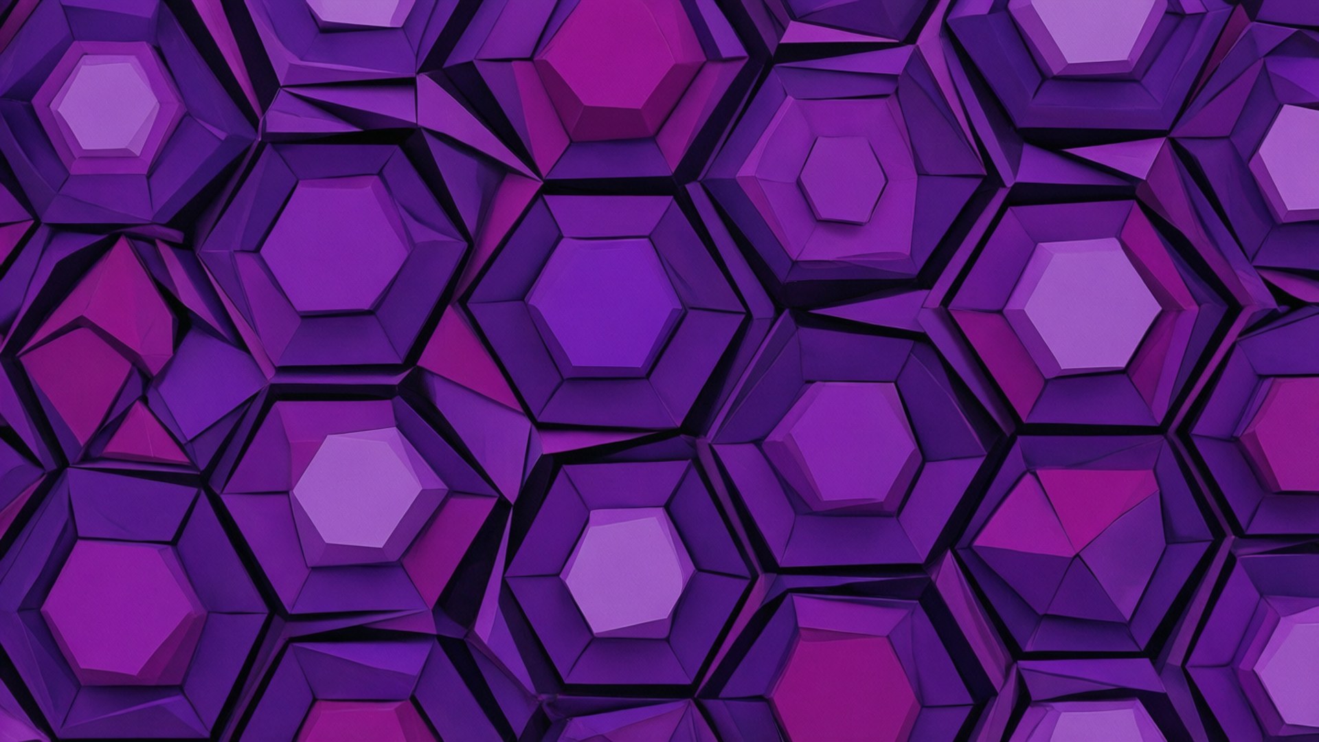 Фиолетовая геометрическая мозаика Обои