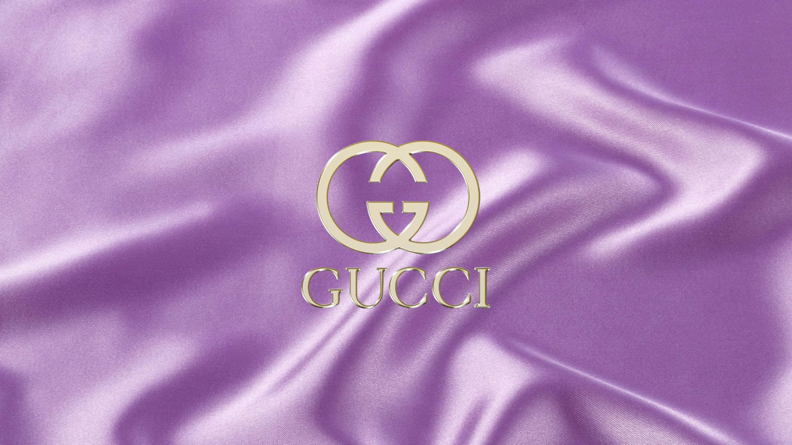 Фиолетовая сатиновая текстура Gucci Обои