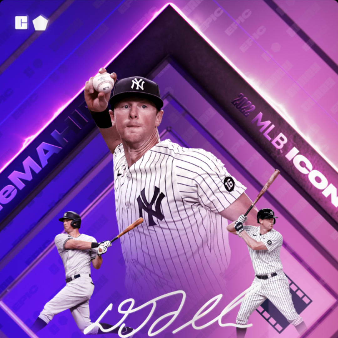 Фиолетовый постер DJ LeMahieu Обои