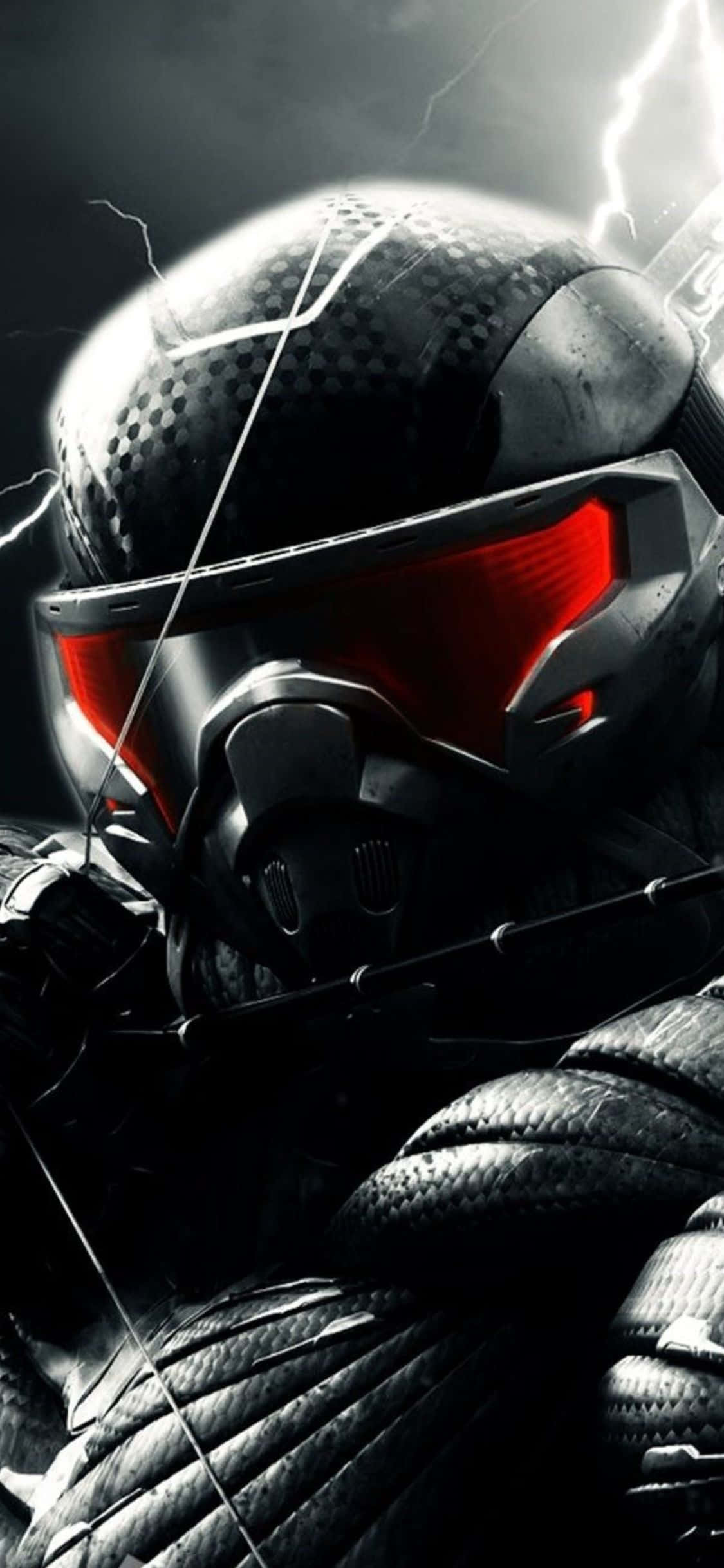 Фон iPhone X Crysis 3: Крупный план Обои