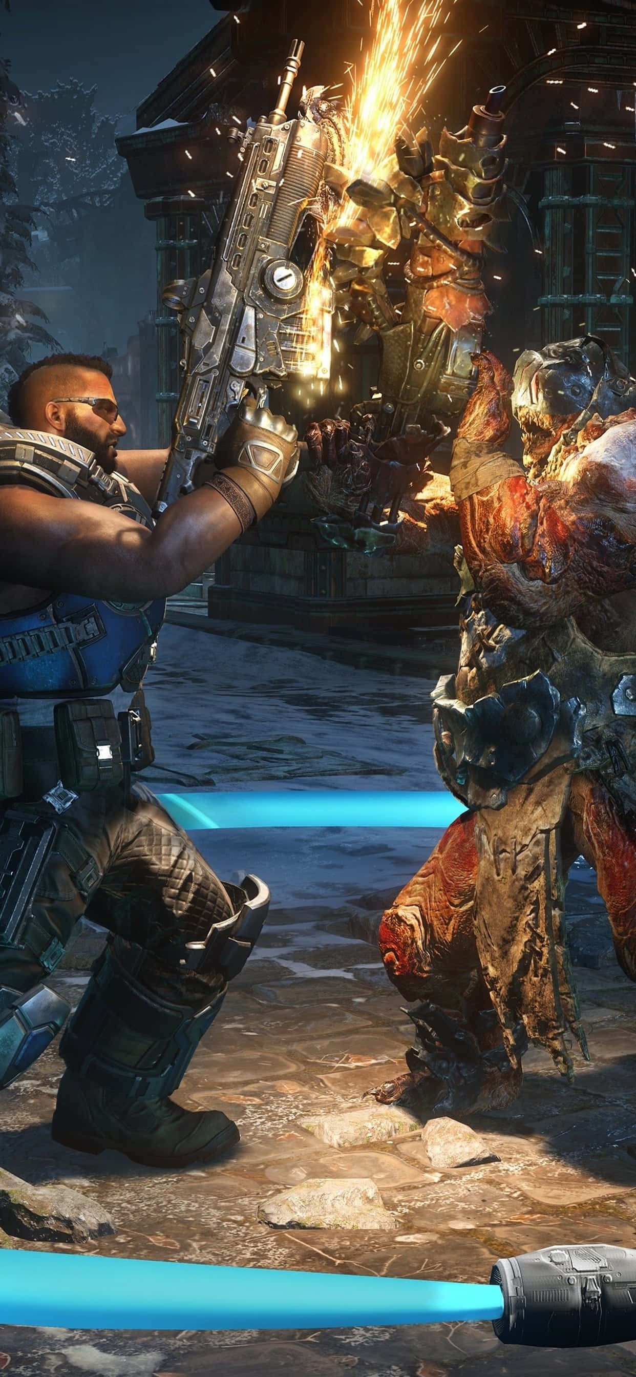 Фон iPhone XS Max Gears of War 5: Максимальный уровень Обои