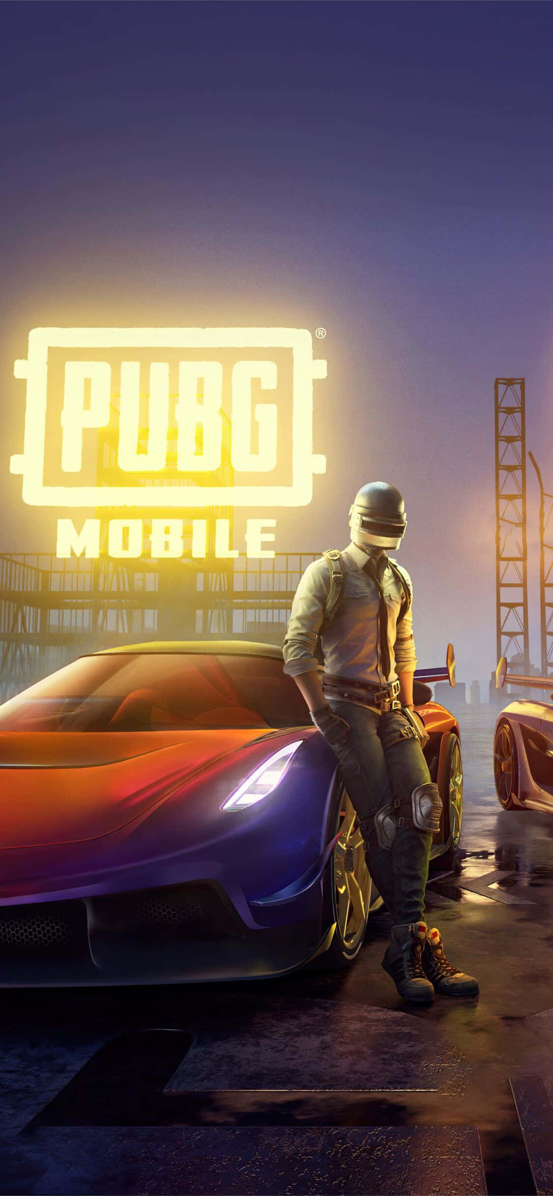 Фон iPhone Xs Need For Speed Payback: пародия на PUBG Mobile Обои