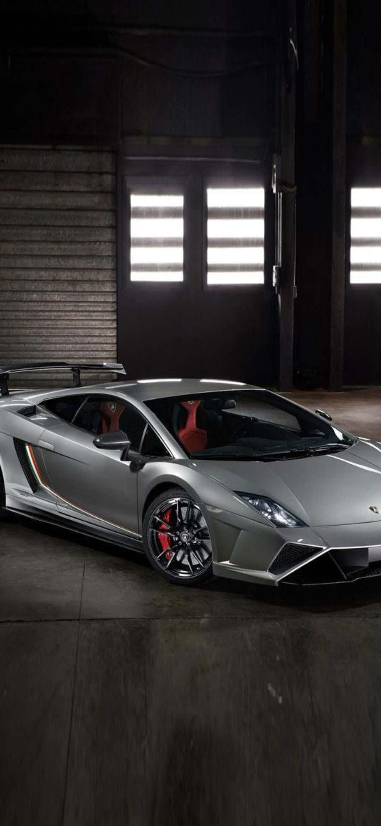 Фон iPhone XS Max Lamborghini Gallardo LP 570 Обои