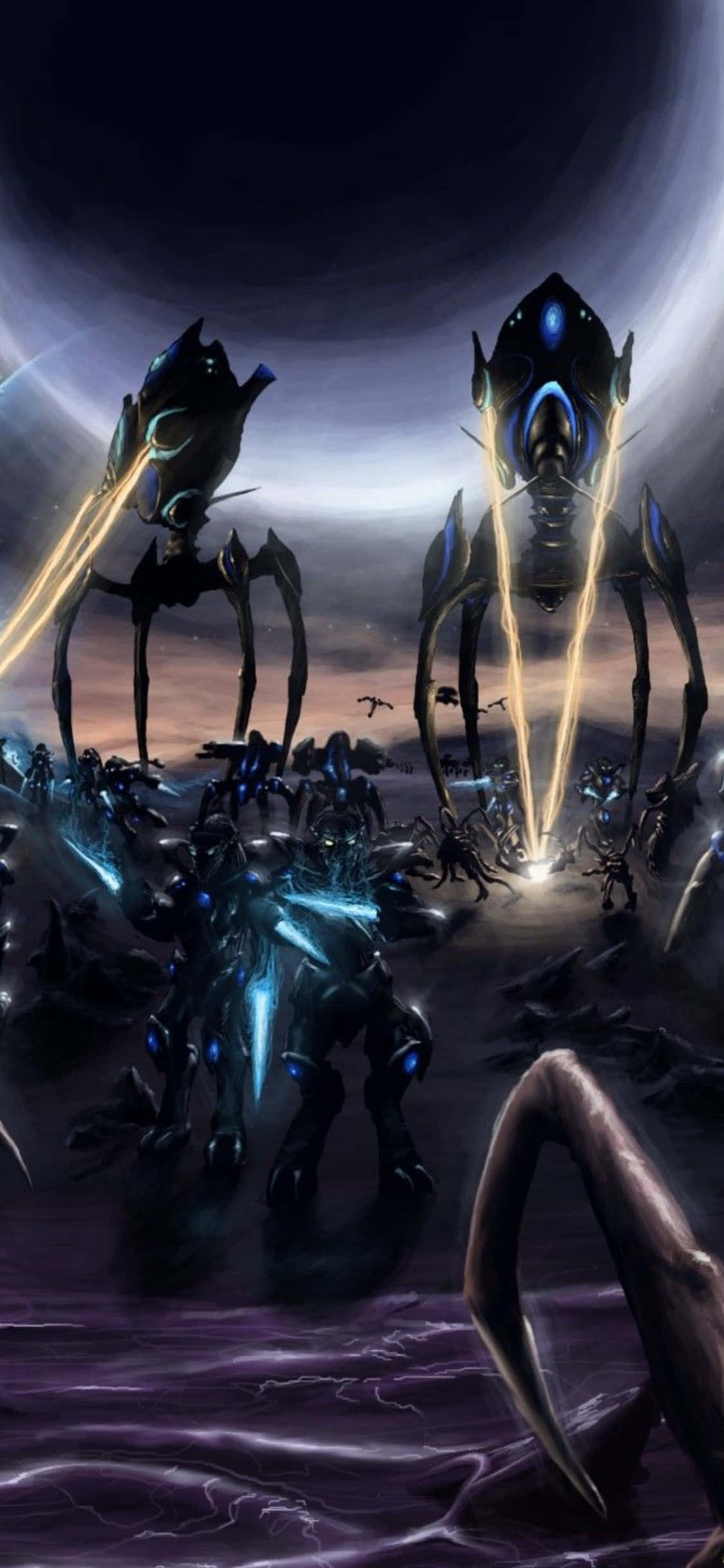 Фон для iPhone X: StarCraft II Артанис Обои