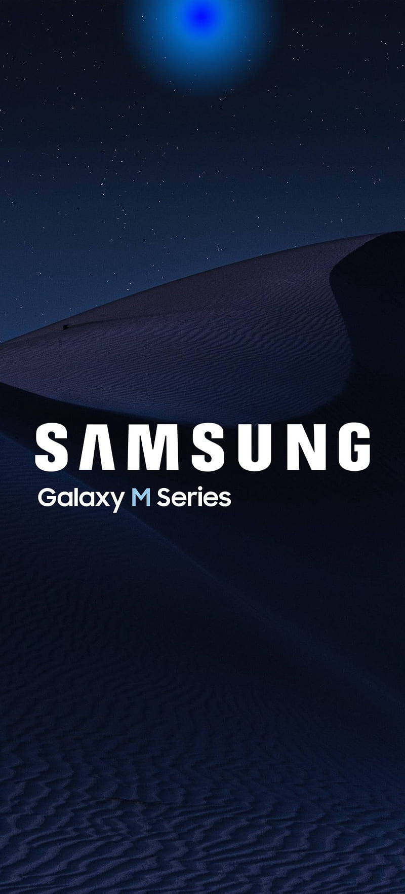 Фон и логотип Samsung M21 Обои