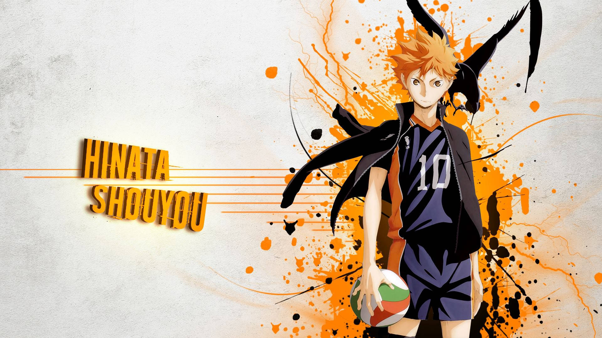 Хината Шоё Haikyuu Оранжевая эстетика Обои