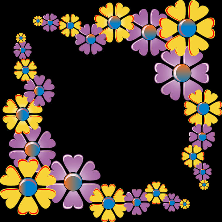 Цветочный уголок в ярких тонах Обои