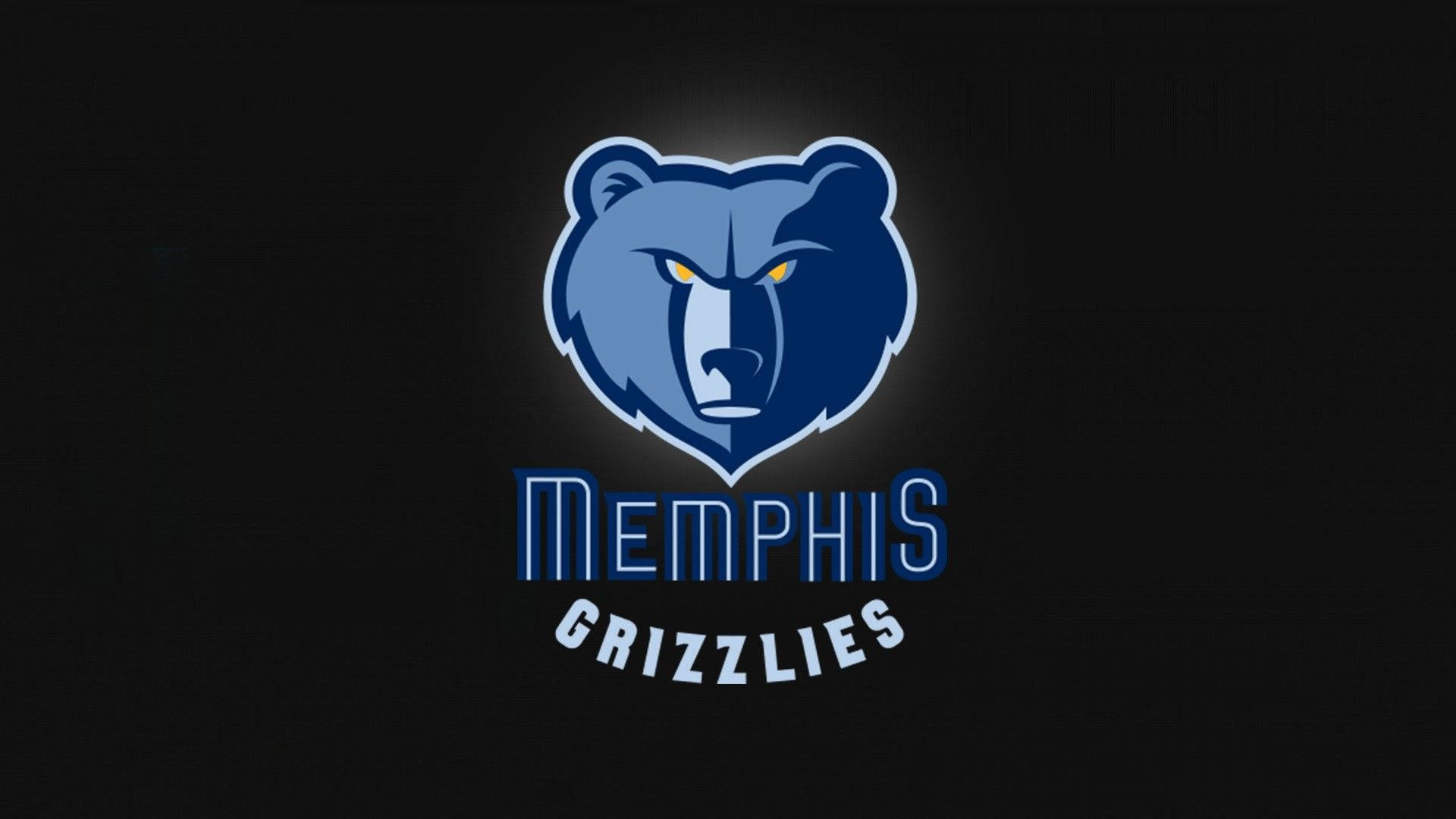 Черно-синий логотип NBA Мемфис Гриззлис Обои