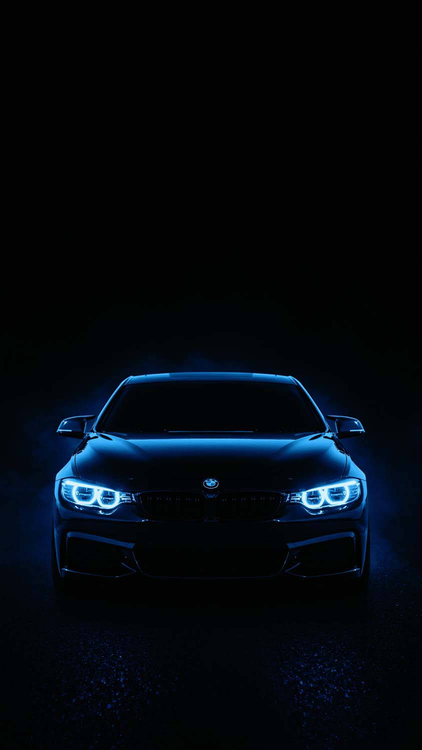 Черный BMW M4 GT4 iPhone автомобиль