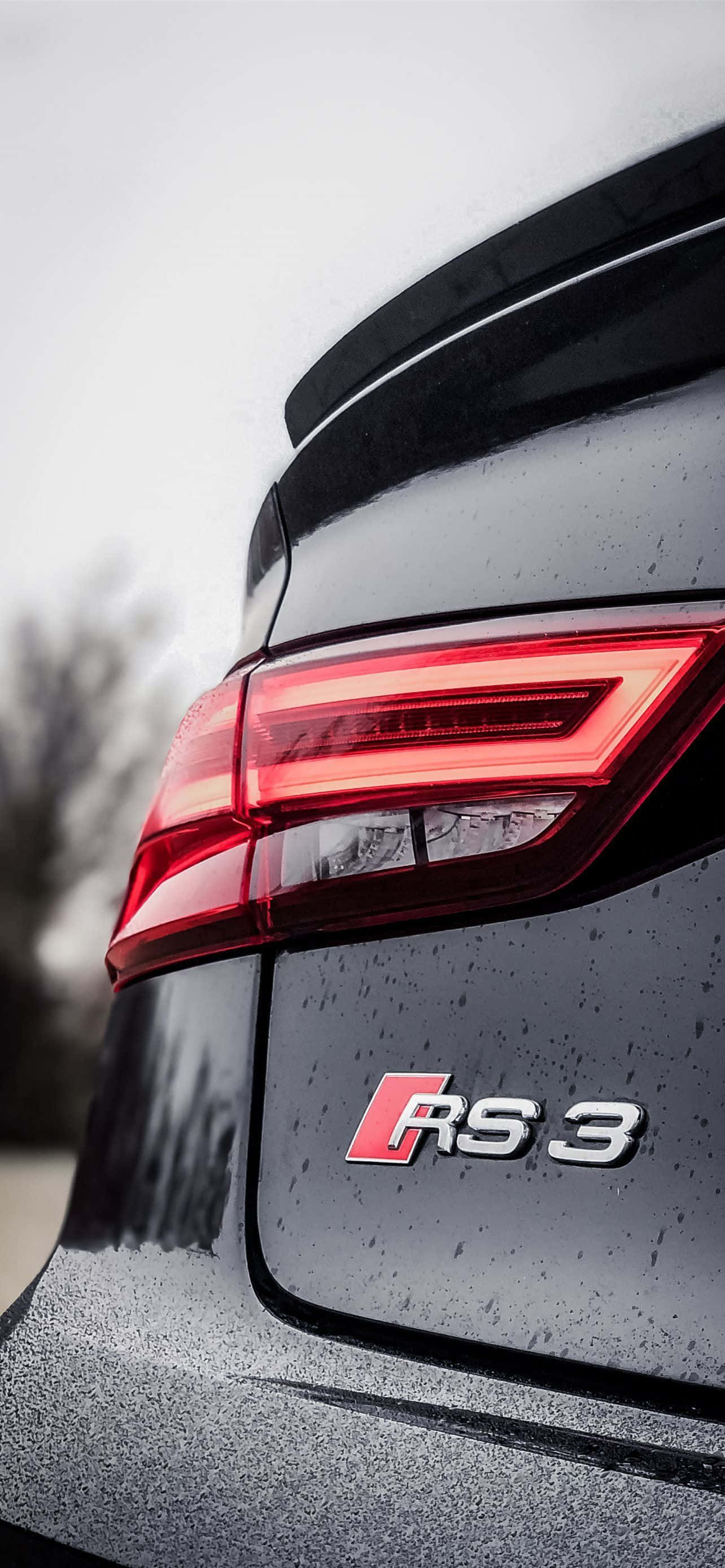 черный хвостовой фонарь Mercedes RS3 Обои