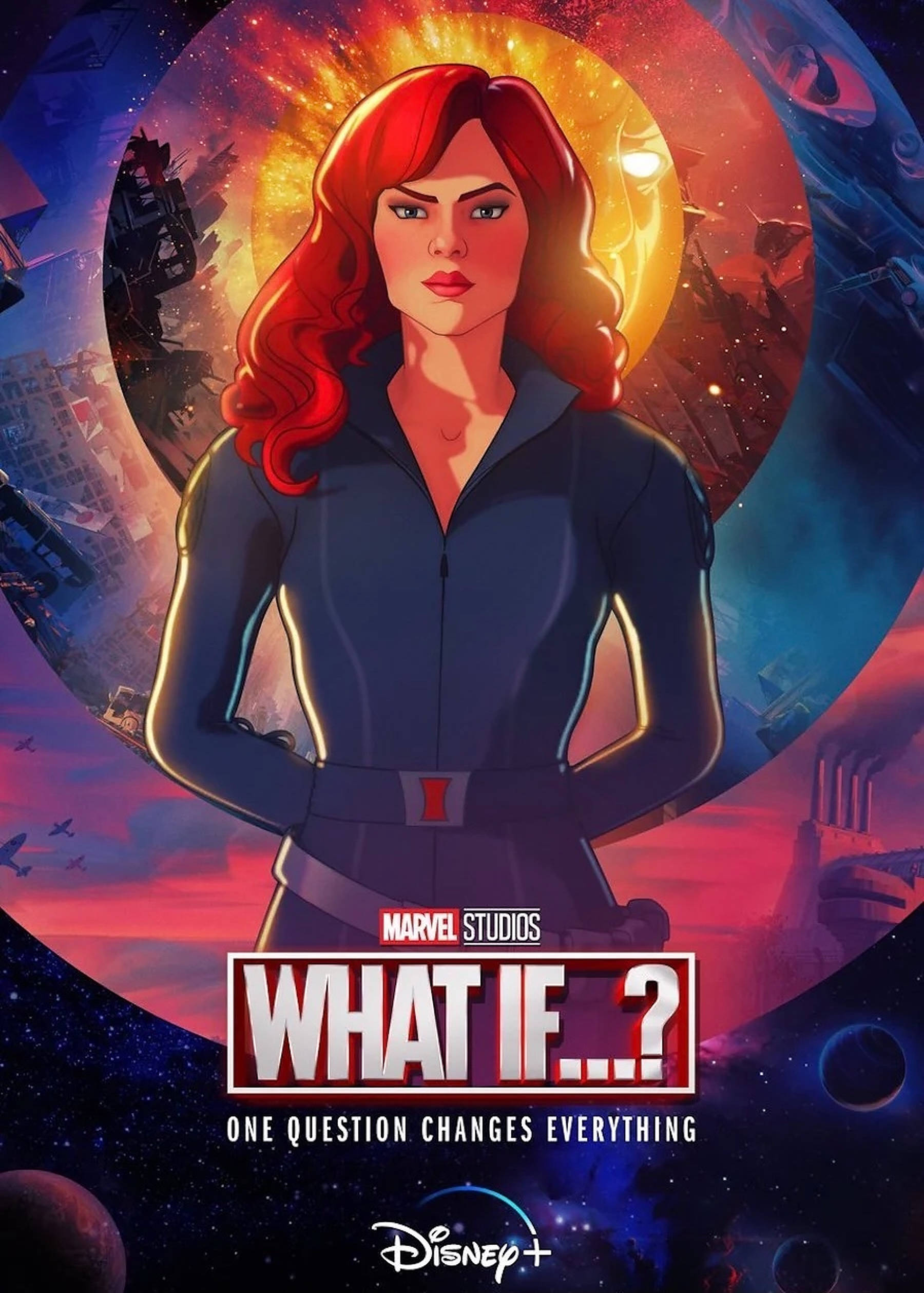 Чёрная вдова из «Что, если…?» Marvel Обои