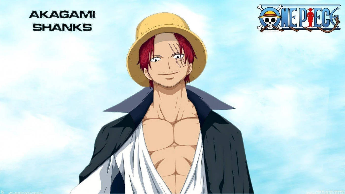 Шанкс Акогами Sky Backdrop One Piece Обои
