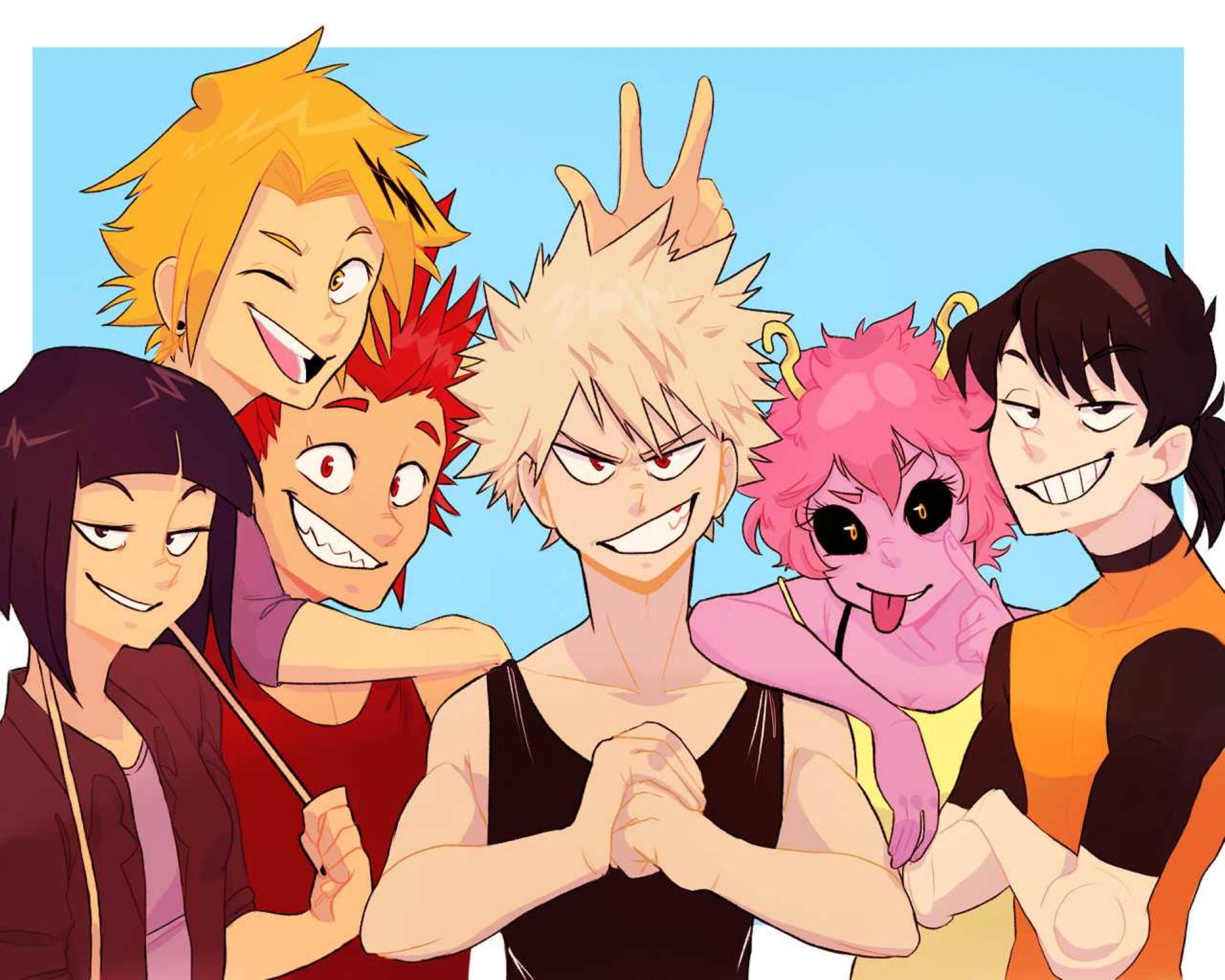 Шесть членов Bakusquad Обои