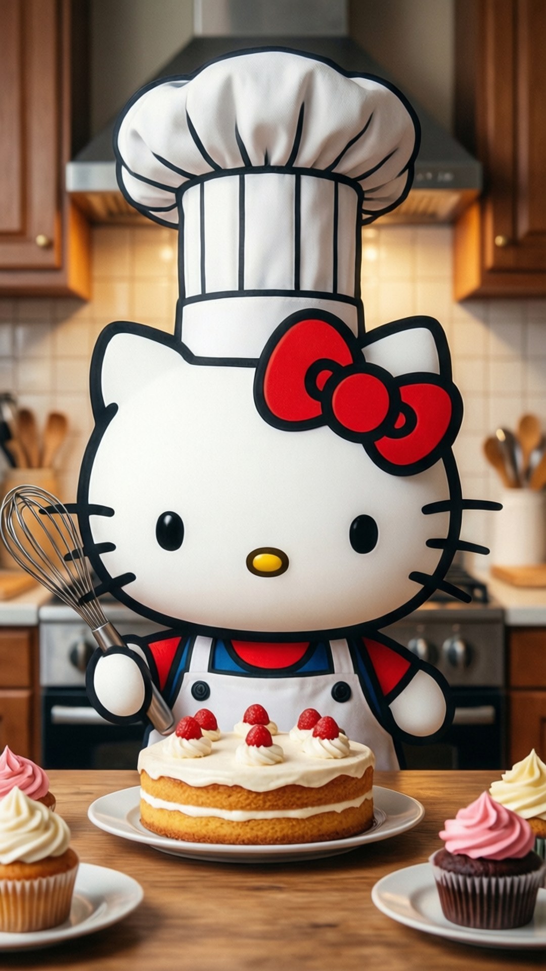 Шеф-повар Hello Kitty Обои