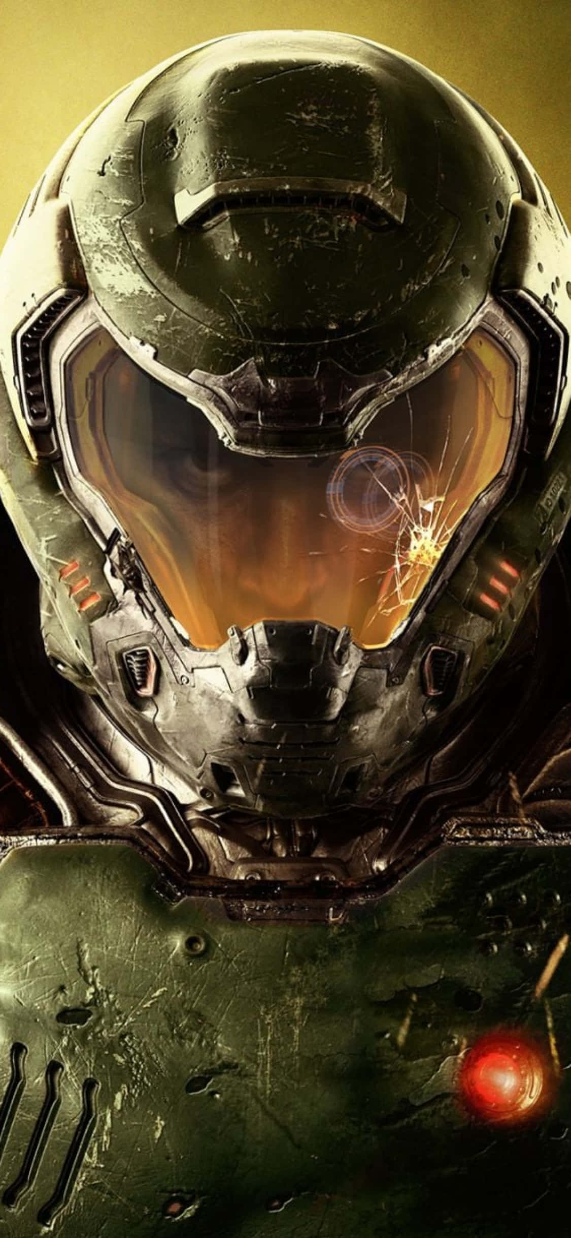 Шлем Doomguy, обои iPhone Xs Doom Обои